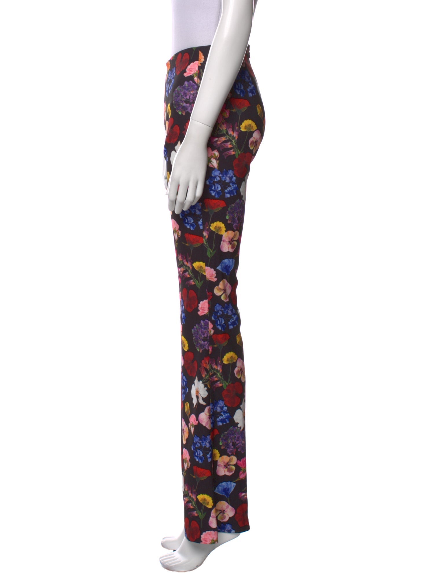 Alice + Olivia Floral Print Wide Leg Pants