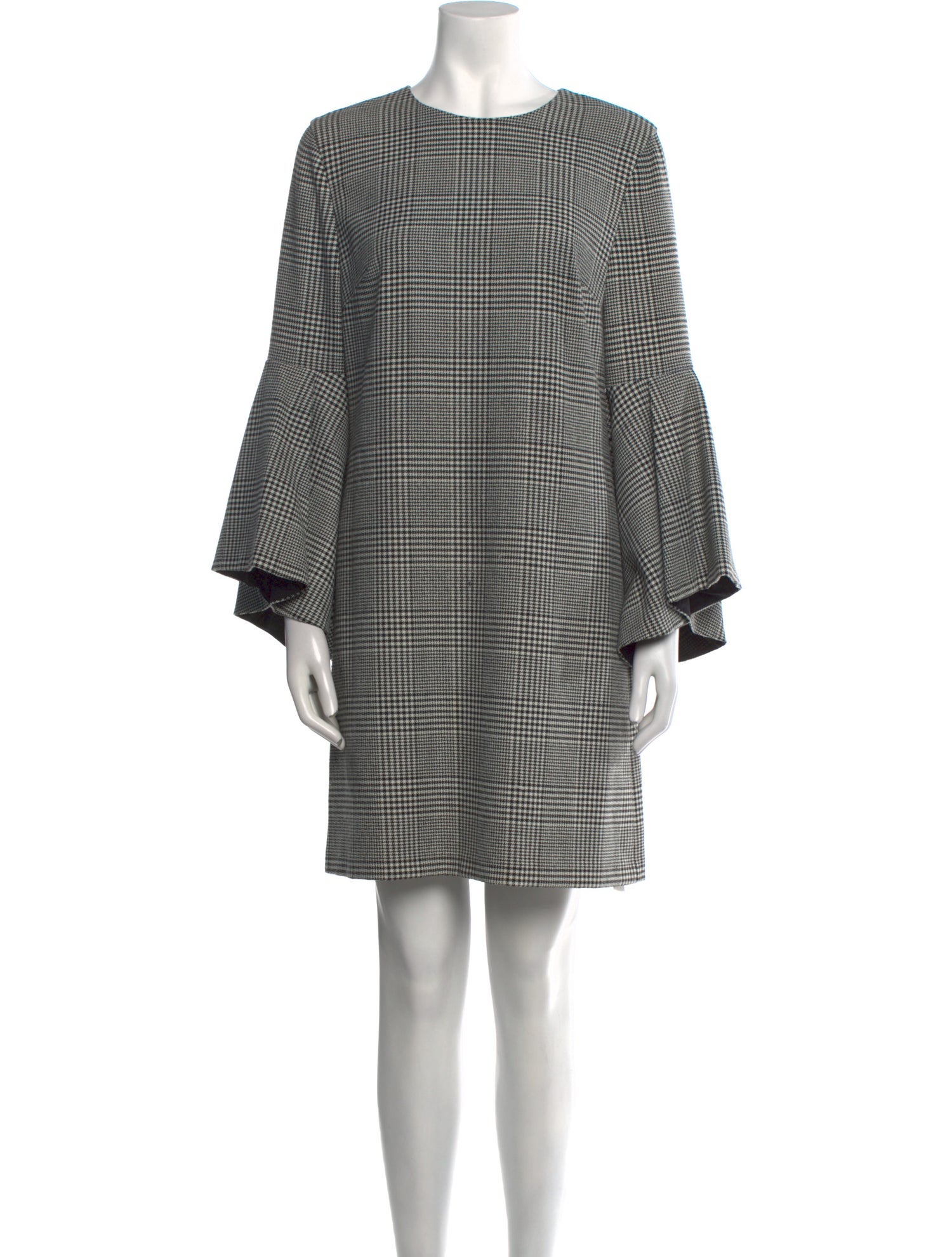 Alice + Olivia Houndstooth Print Mini Dress