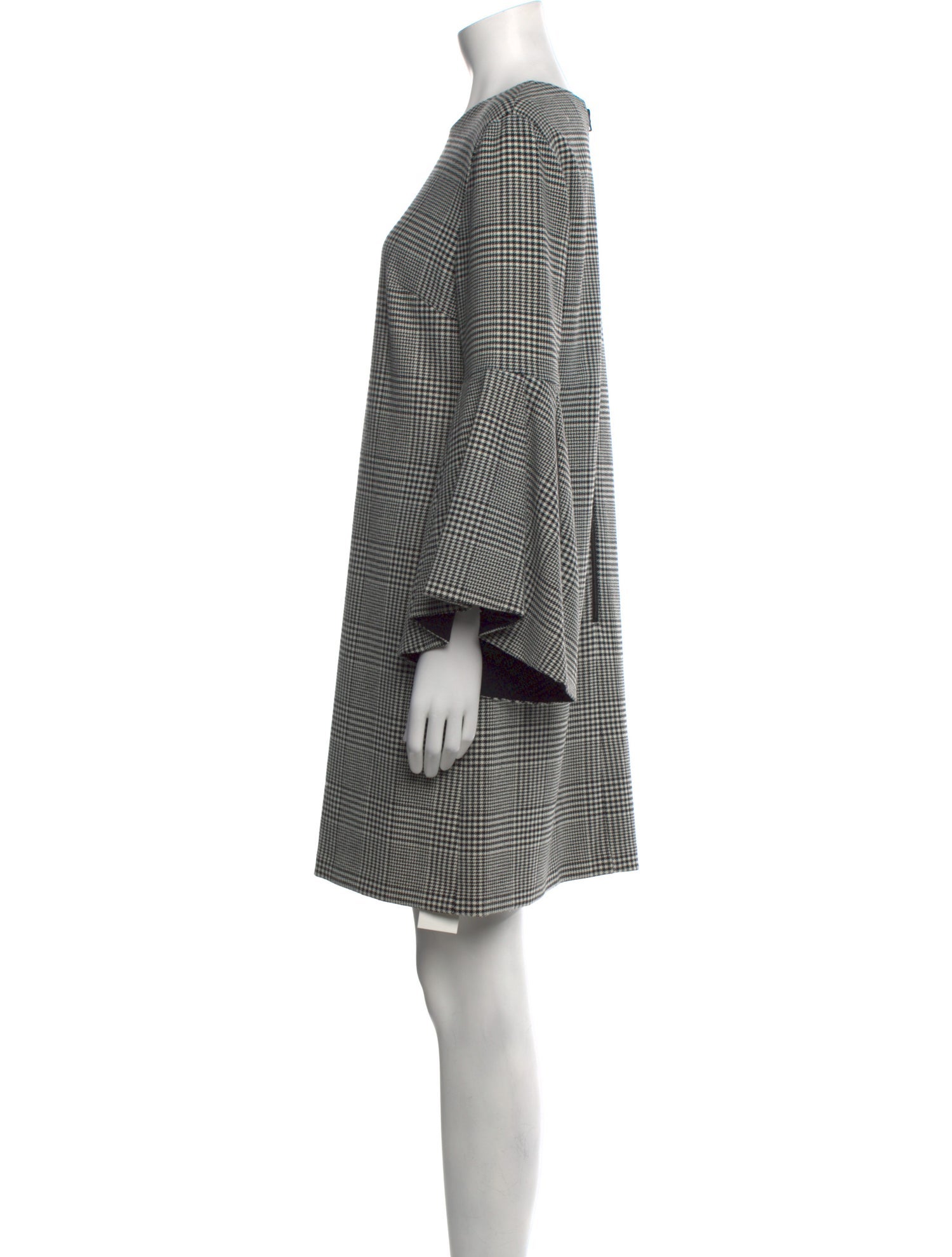 Alice + Olivia Houndstooth Print Mini Dress