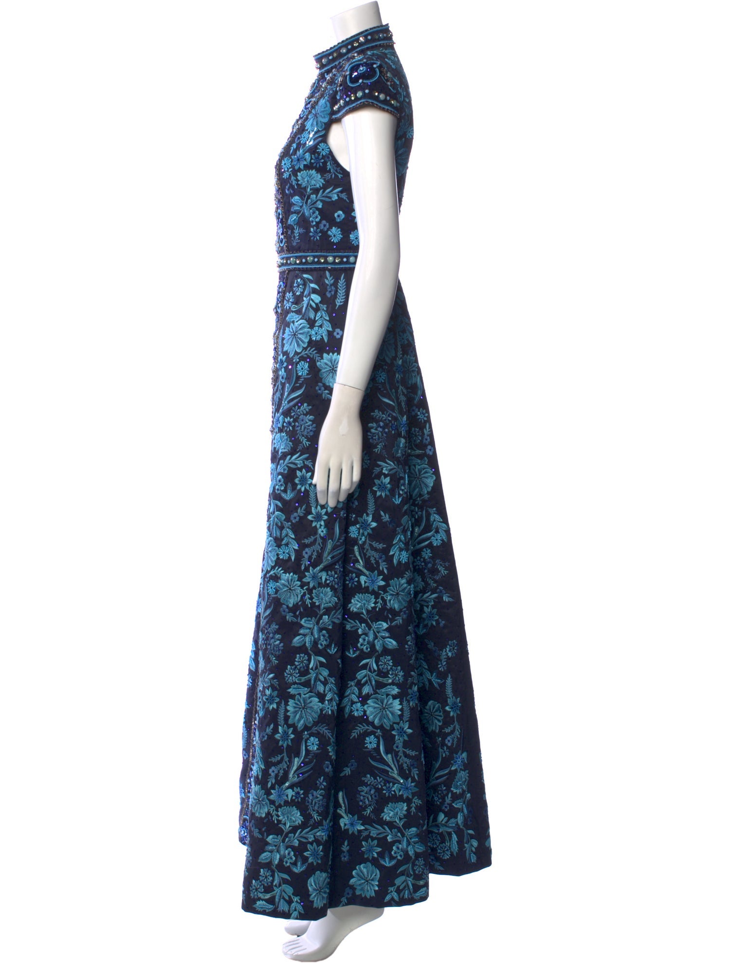 Alice + Olivia Silk Long Dress w/ Tags