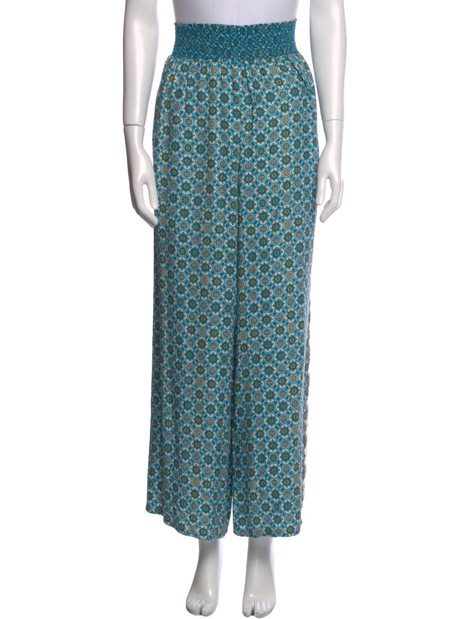 Alice + Olivia Floral Print Wide Leg Pants