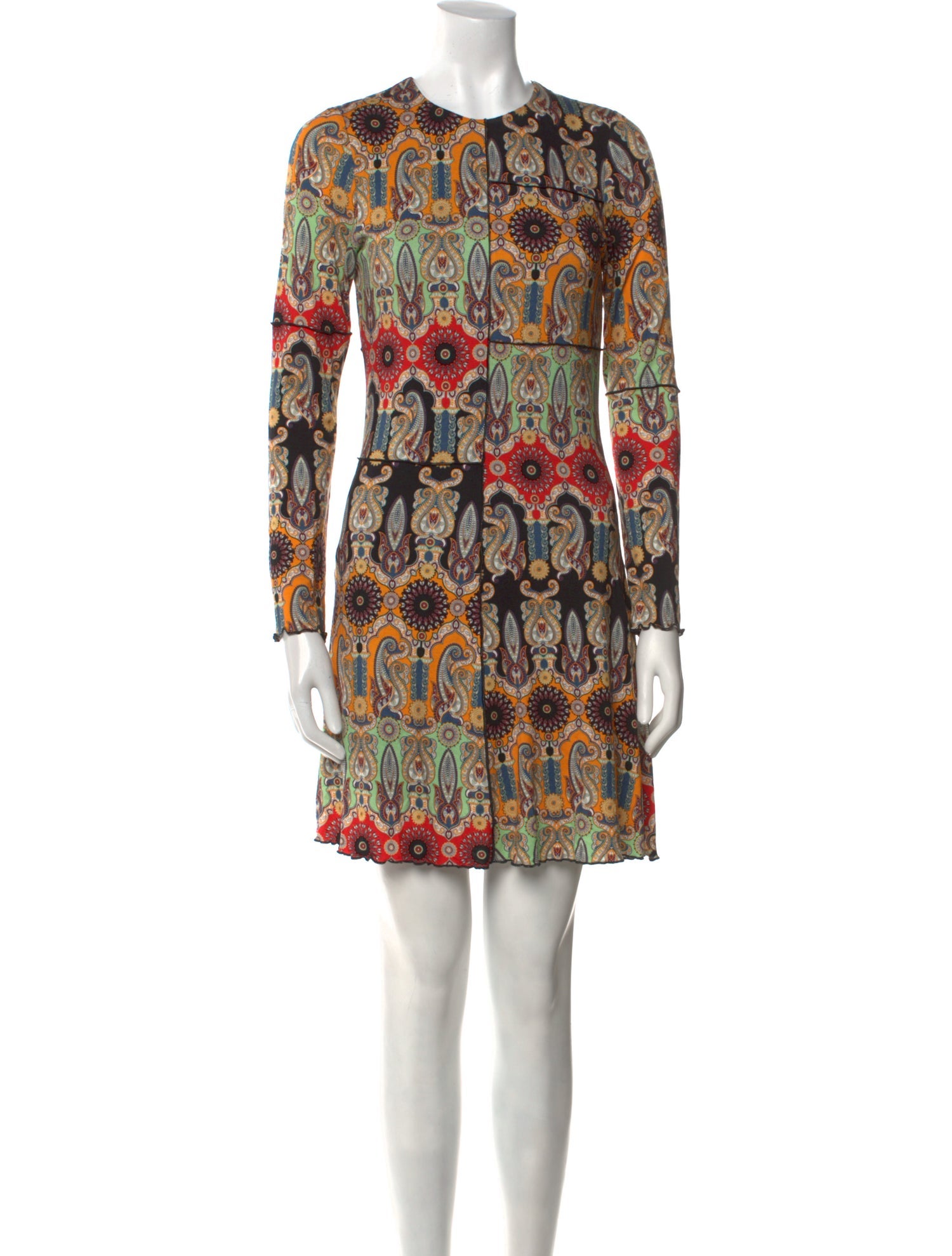 Alice + Olivia Paisley Print Mini Dress