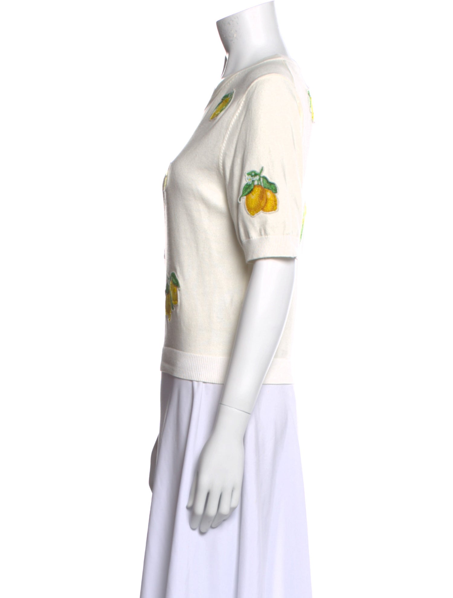 Alice + Olivia Graphic Print Crew Neck Sweatshirt