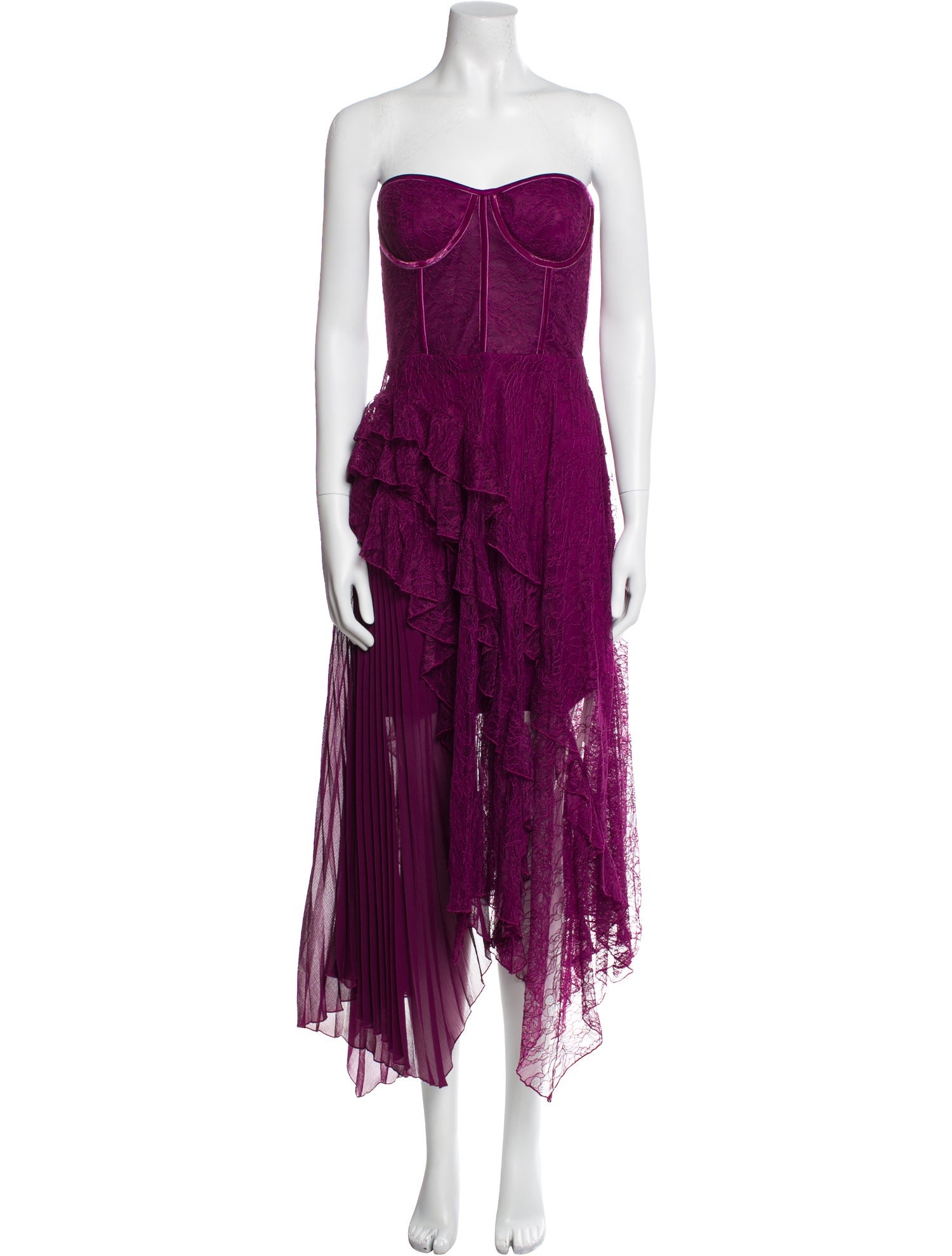 Alice + Olivia Strapless Long Dress w/ Tags