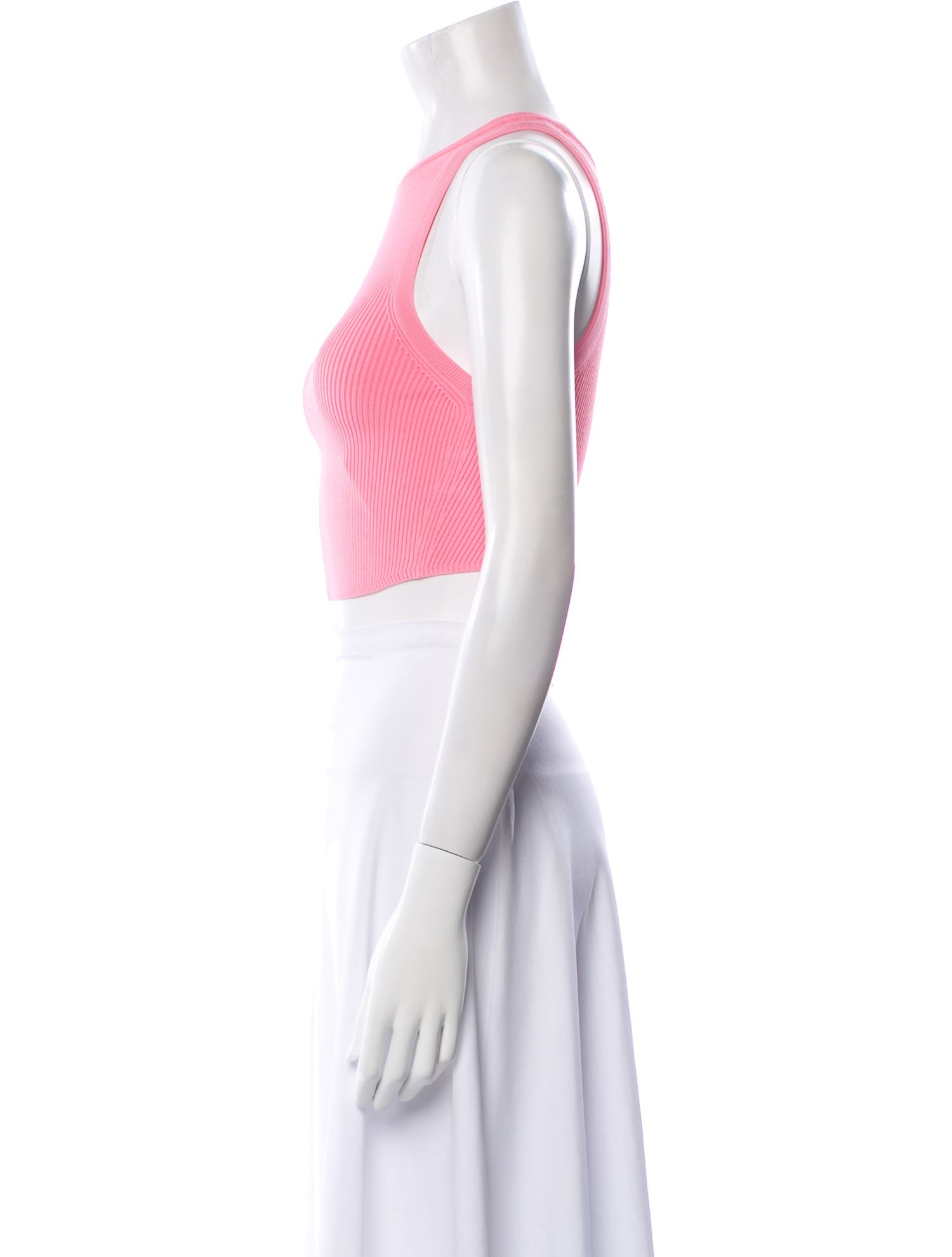 Alice + Olivia Crew Neck Sleeveless Crop Top w/ Tags