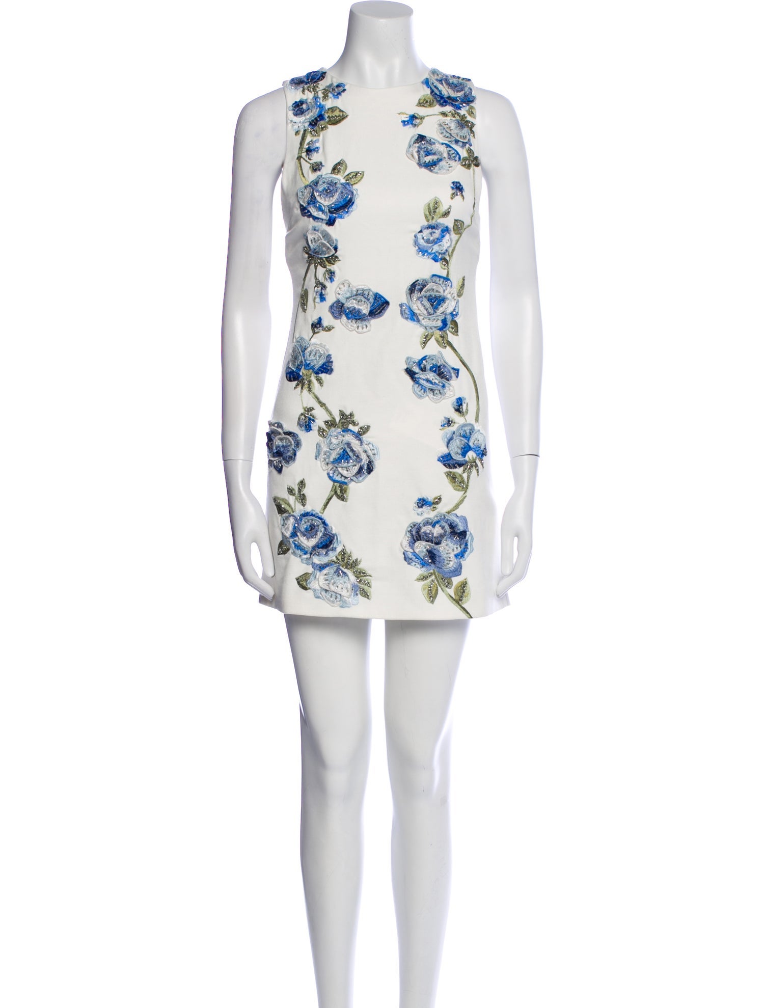 Alice + Olivia Floral Print Mini Dress w/ Tags