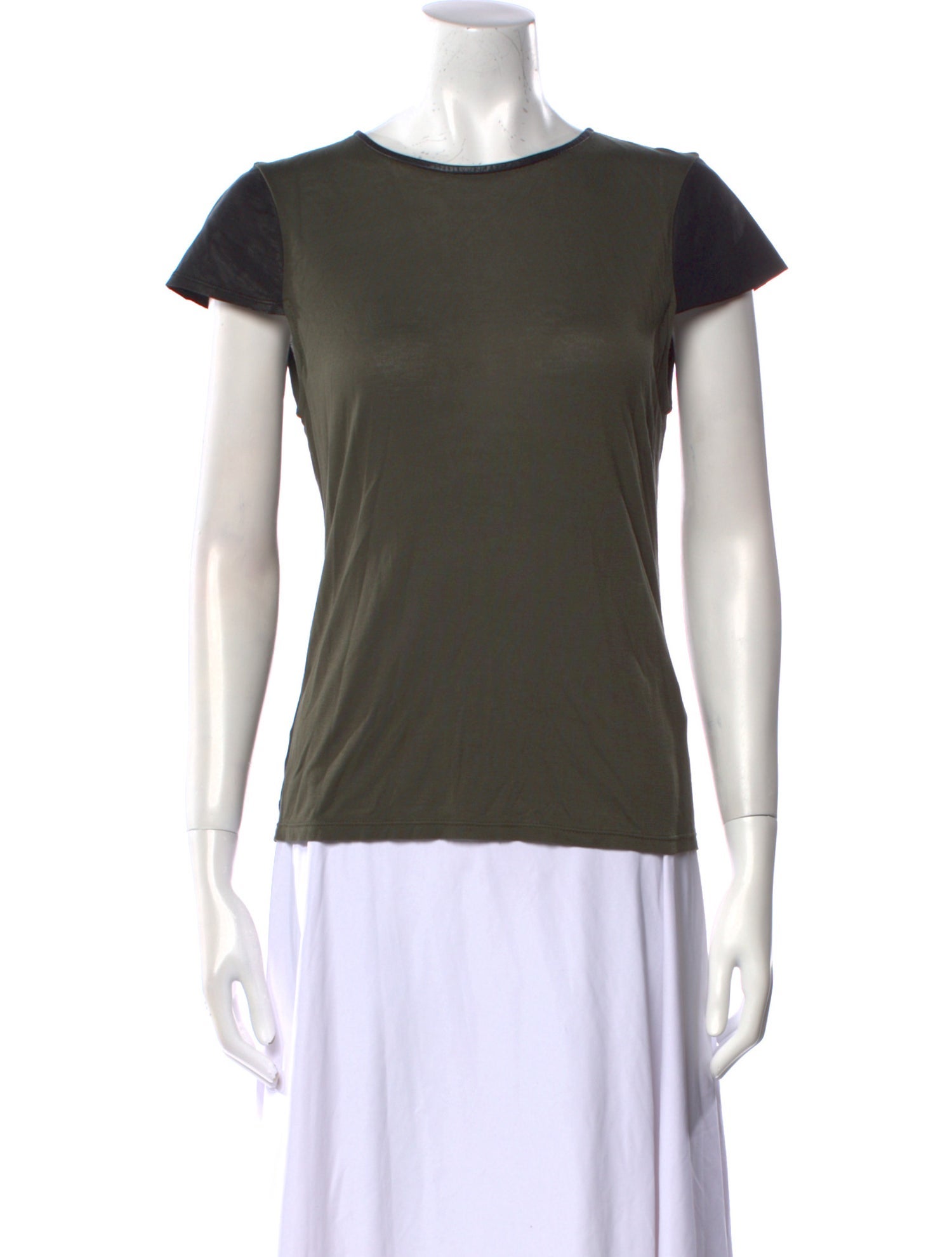 Alice + Olivia Crew Neck Short Sleeve T-Shirt