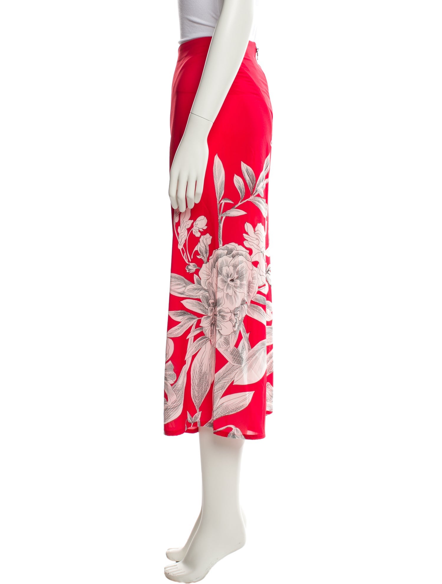 Alice + Olivia Floral Print Wide Leg Pants