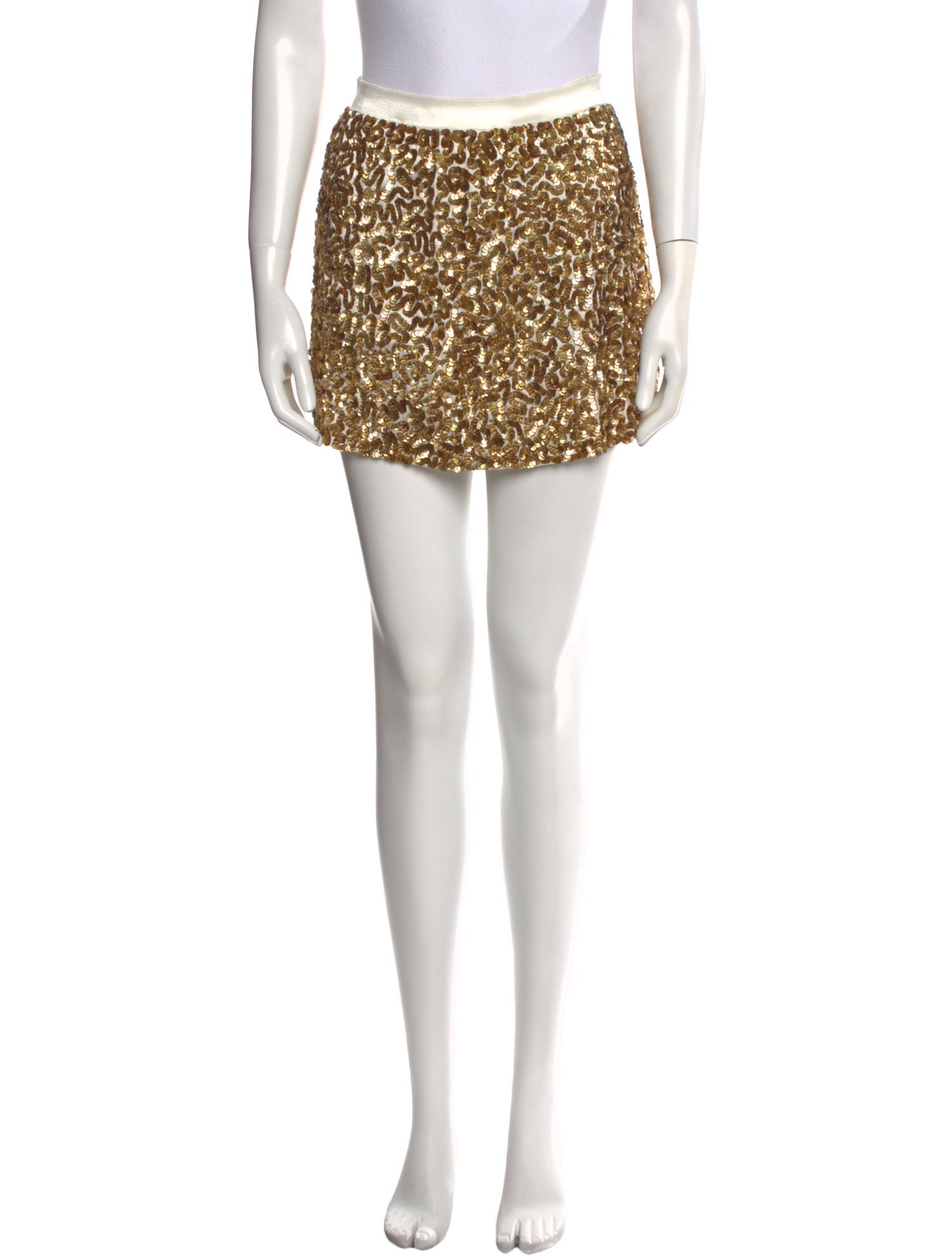 Alice + Olivia Sequin Embellishments Mini Skirt