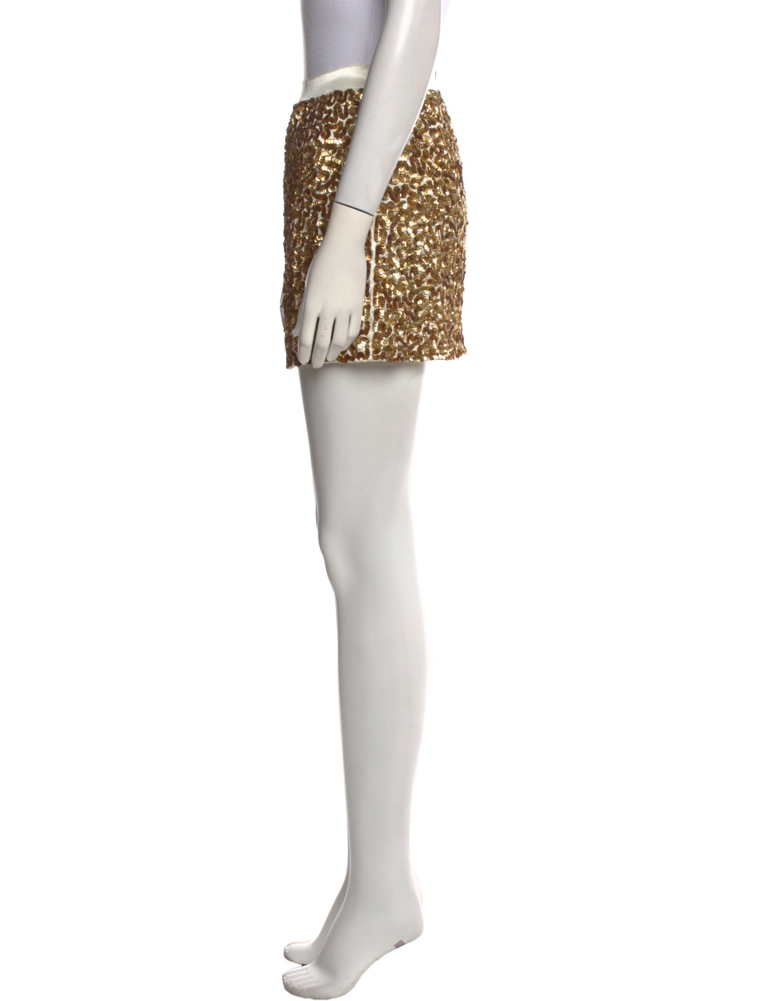 Alice + Olivia Sequin Embellishments Mini Skirt