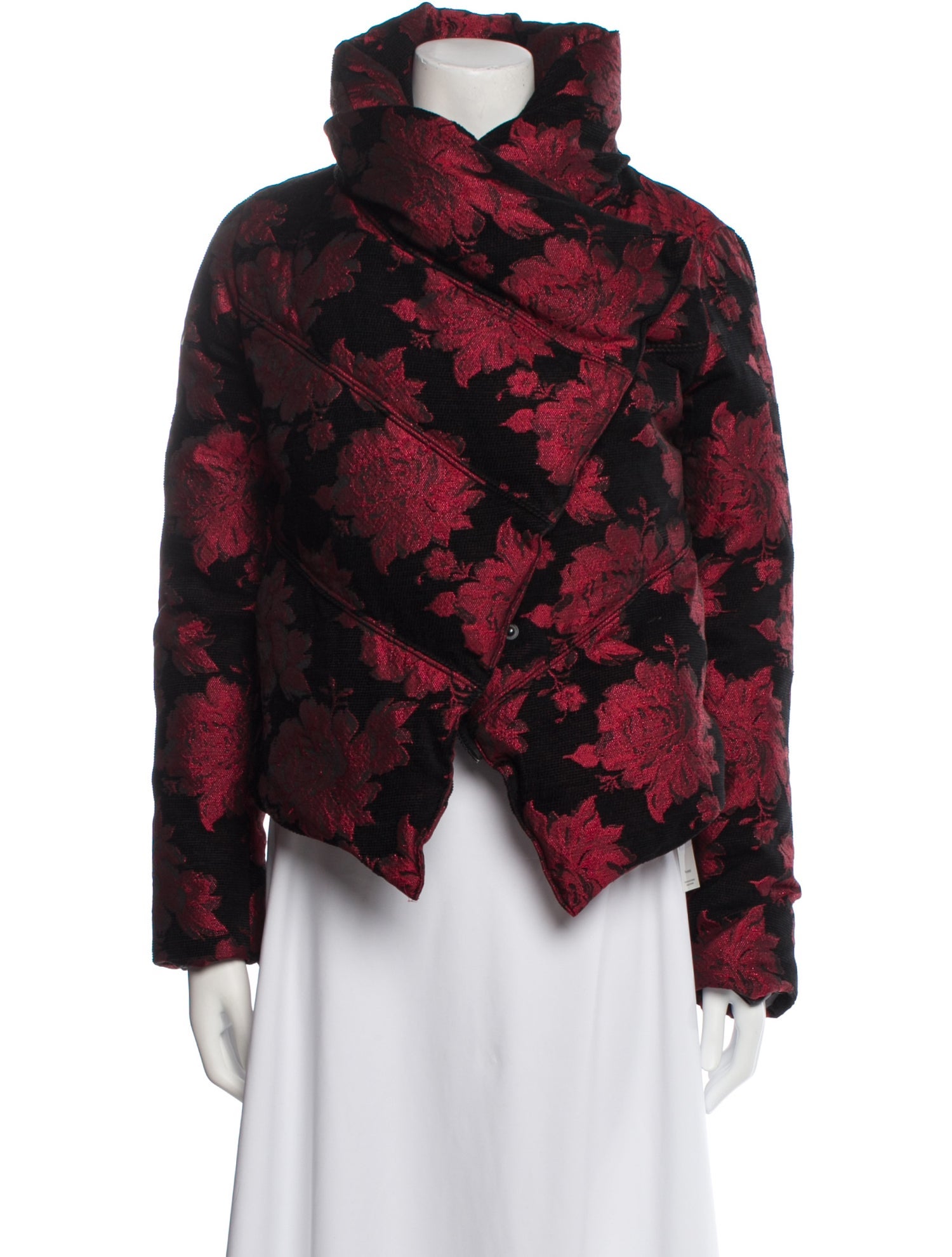 Alice + Olivia Floral Print Down Jacket