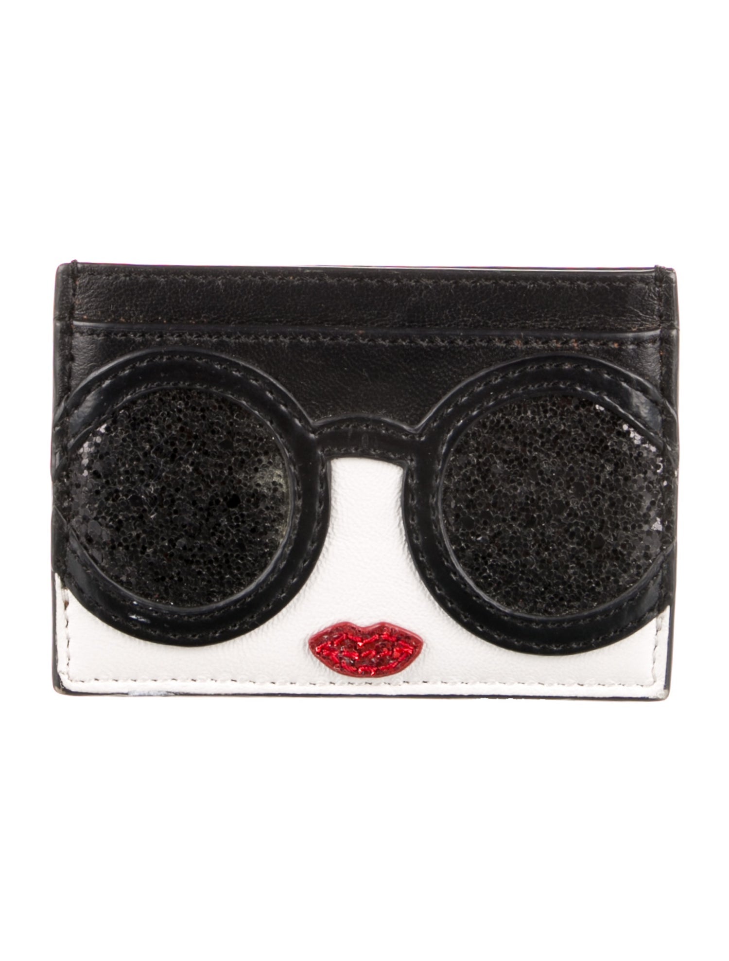 Alice + Olivia Leather Printed Card Holder