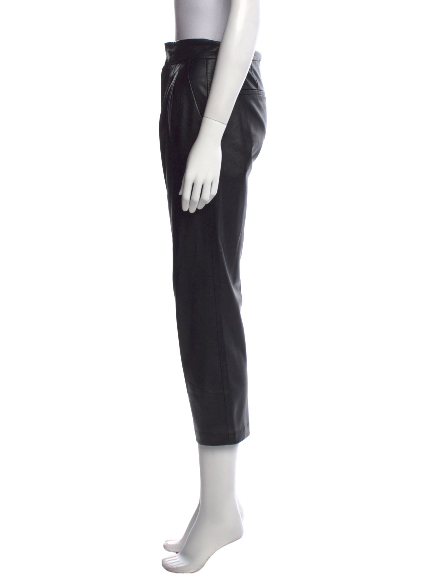 Alice + Olivia Faux Leather Straight Leg Pants