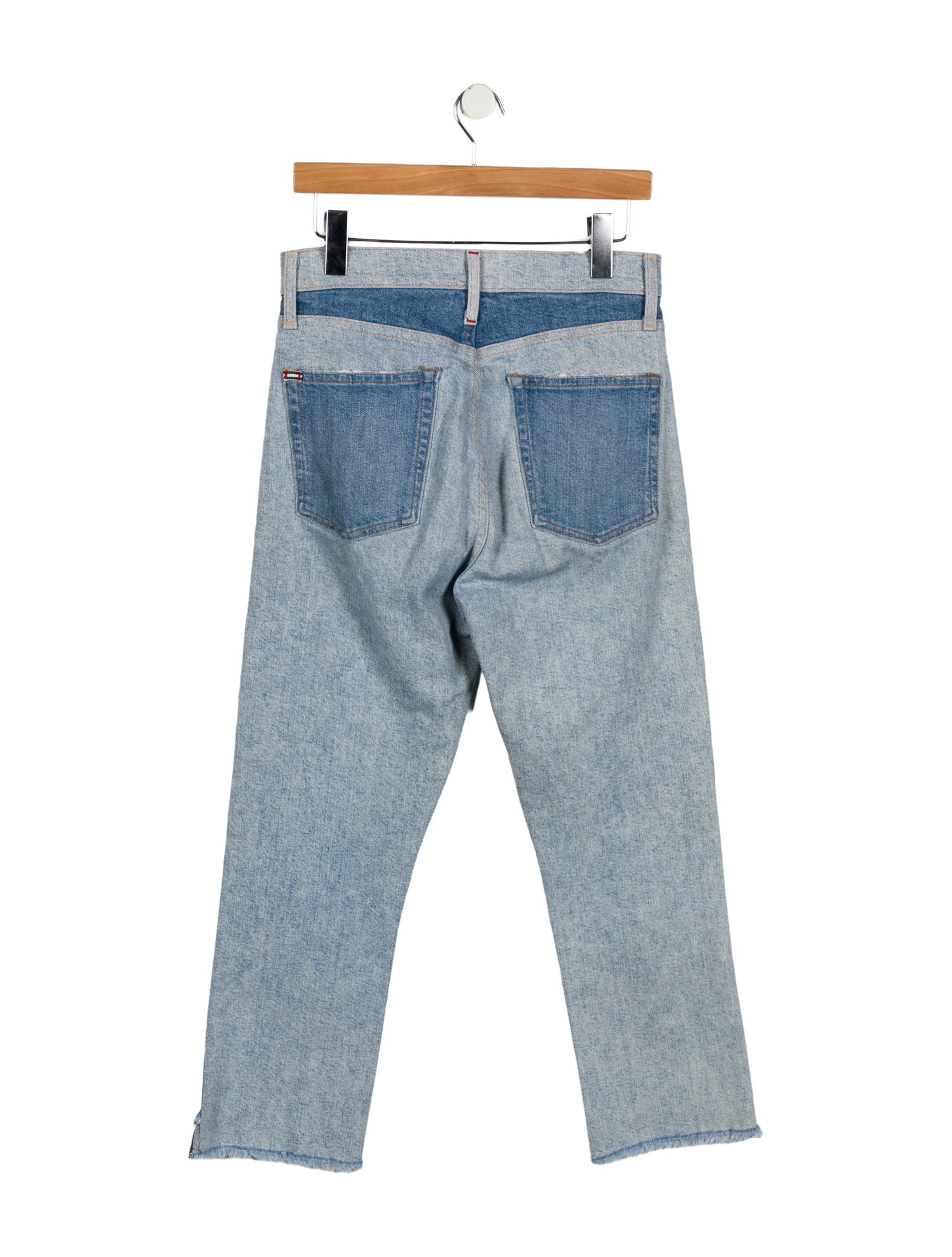 Alice + Olivia High-Rise Straight Leg Jeans