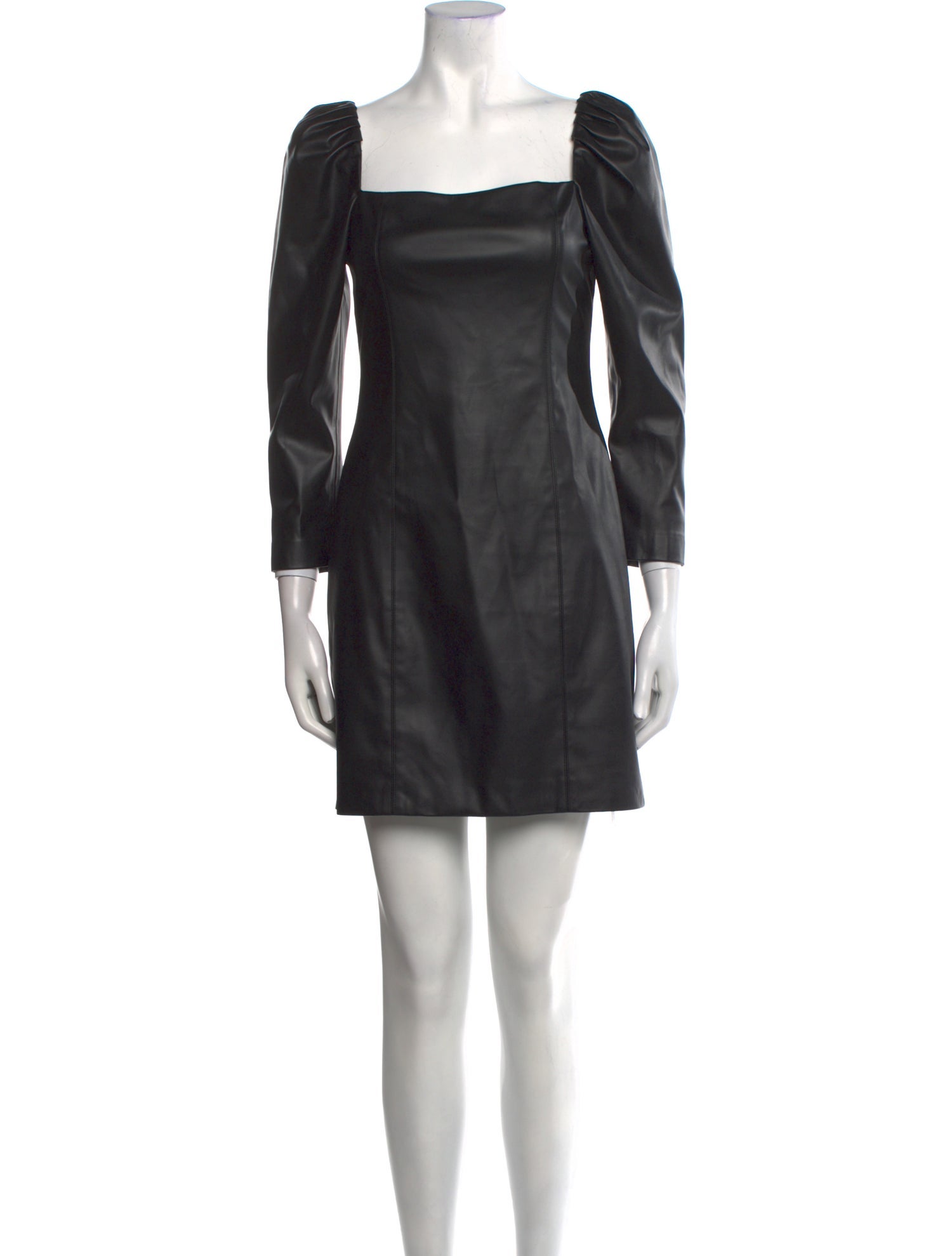 Alice + Olivia Square Neckline Mini Dress