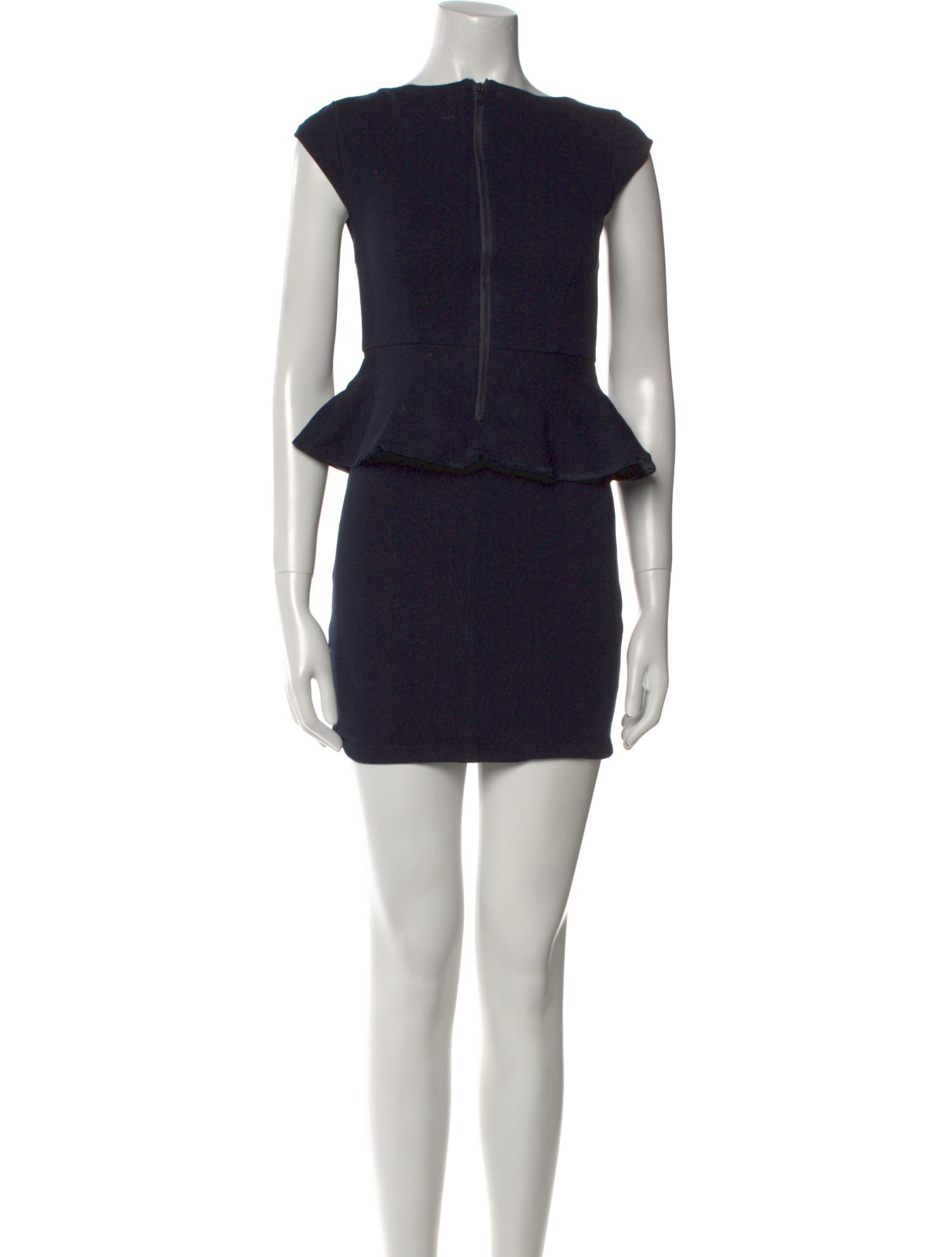 Alice + Olivia Bateau Neckline Mini Dress