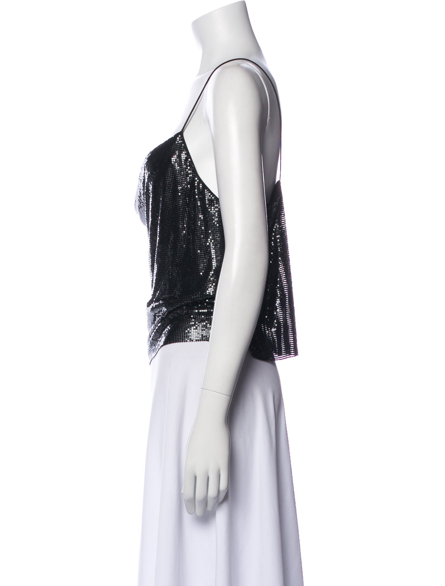 Alice + Olivia Cowl Neck Sleeveless Top