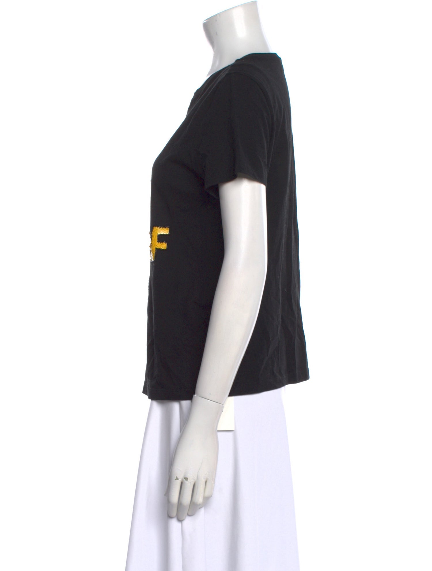 Alice + Olivia Graphic Print Crew Neck T-Shirt