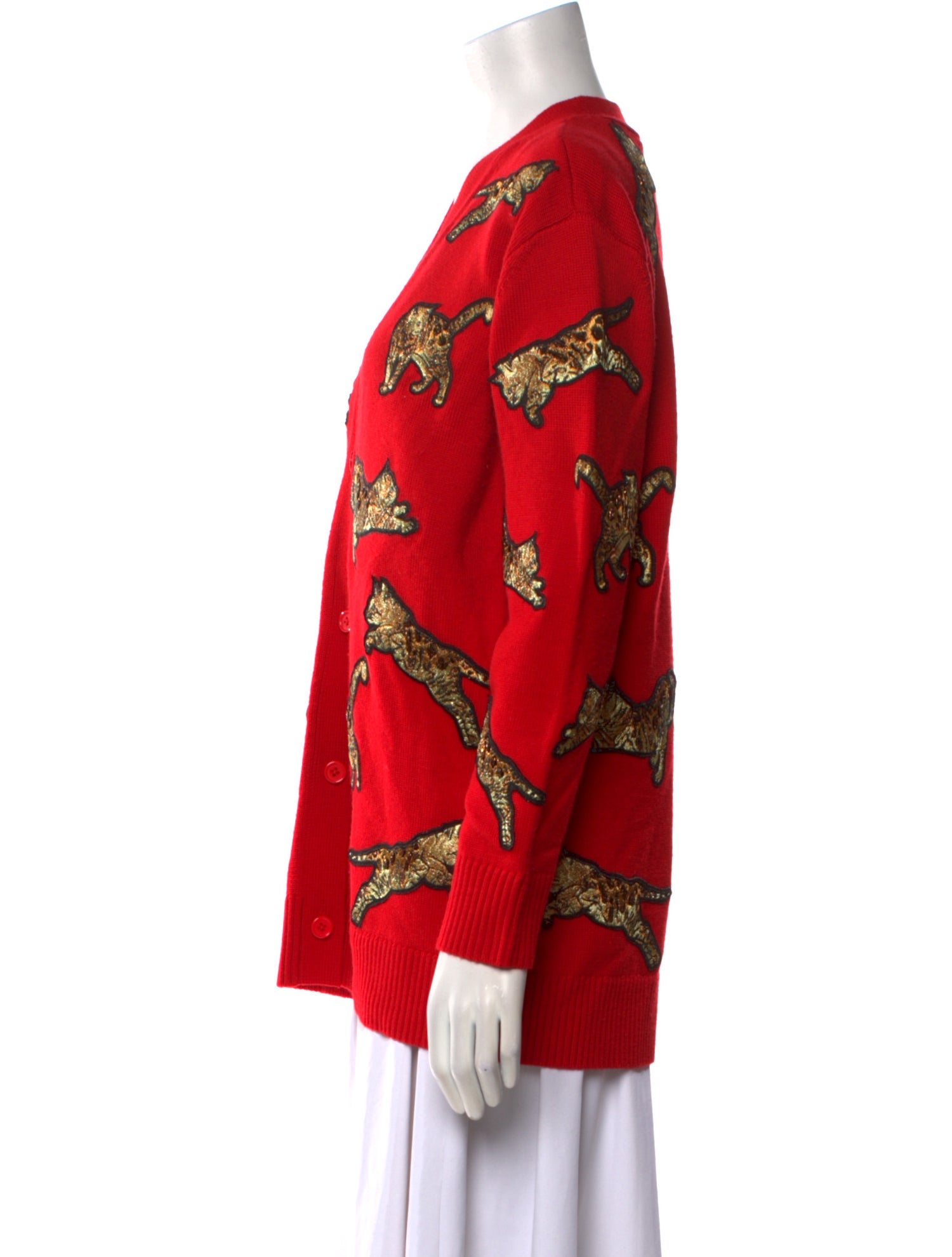 Alice + Olivia Wool Printed Sweater