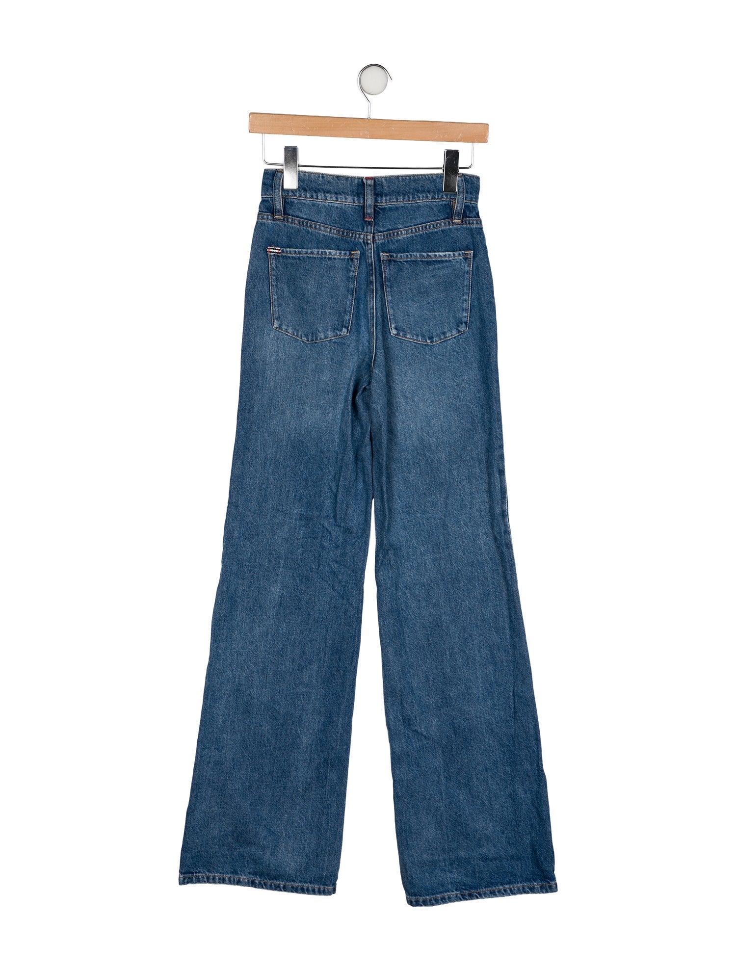 Alice + Olivia High-Rise Wide Leg Jeans