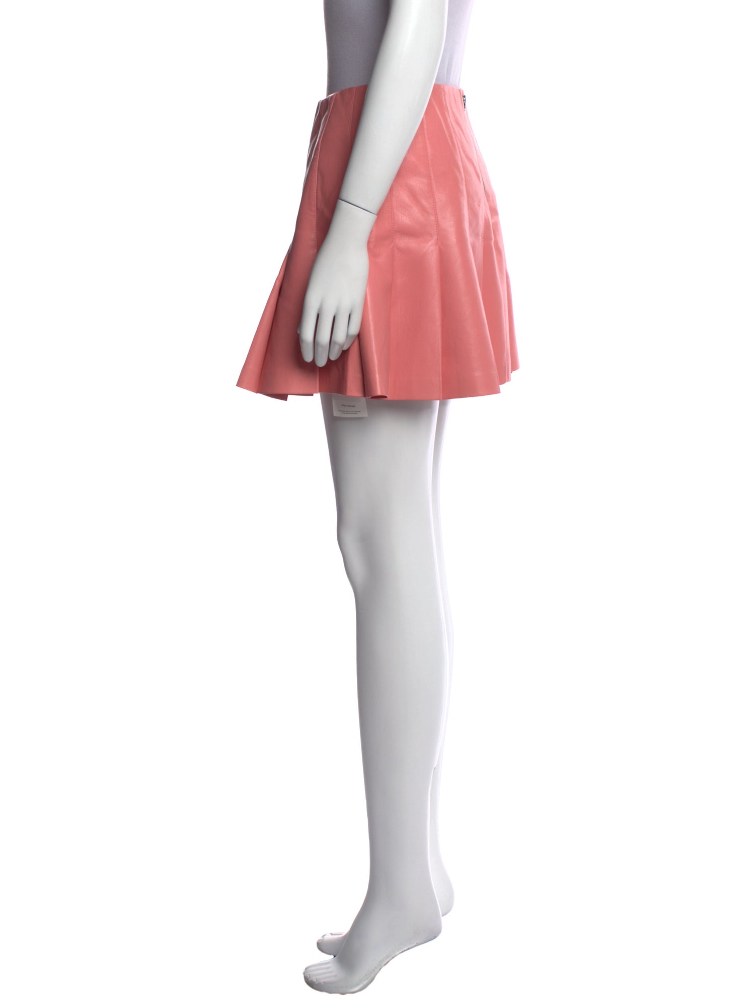 Alice + Olivia Pleated Accents Mini Skirt