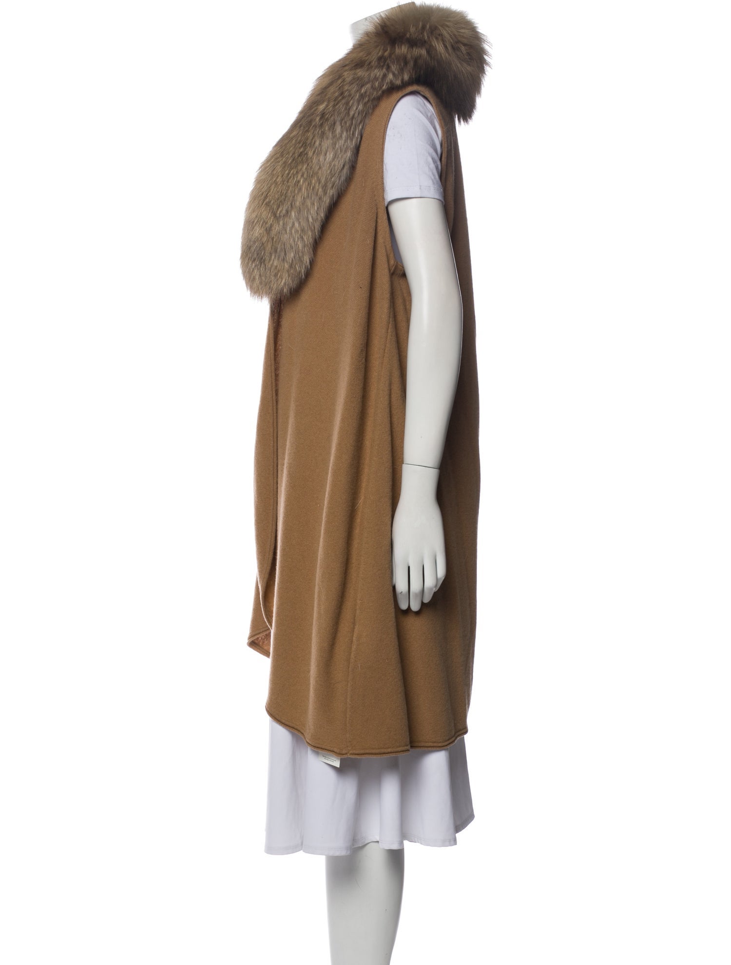 Alice + Olivia Wool Fur Coat