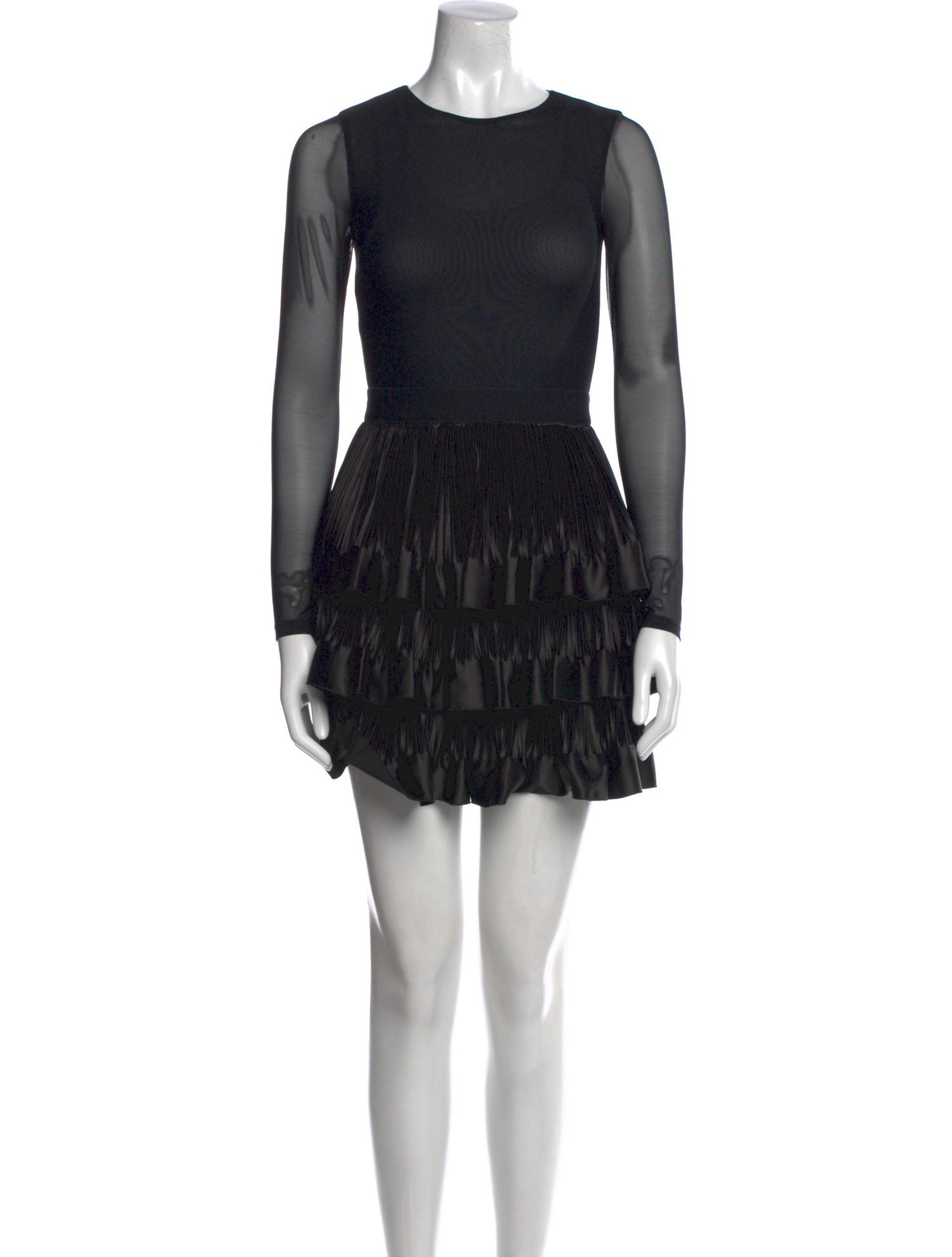 Alice + Olivia Crew Neck Mini Dress
