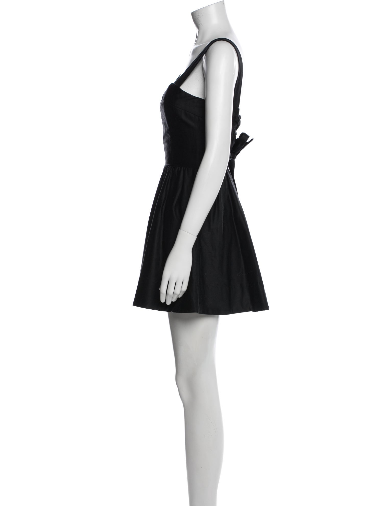 Alice + Olivia Square Neckline Mini Dress