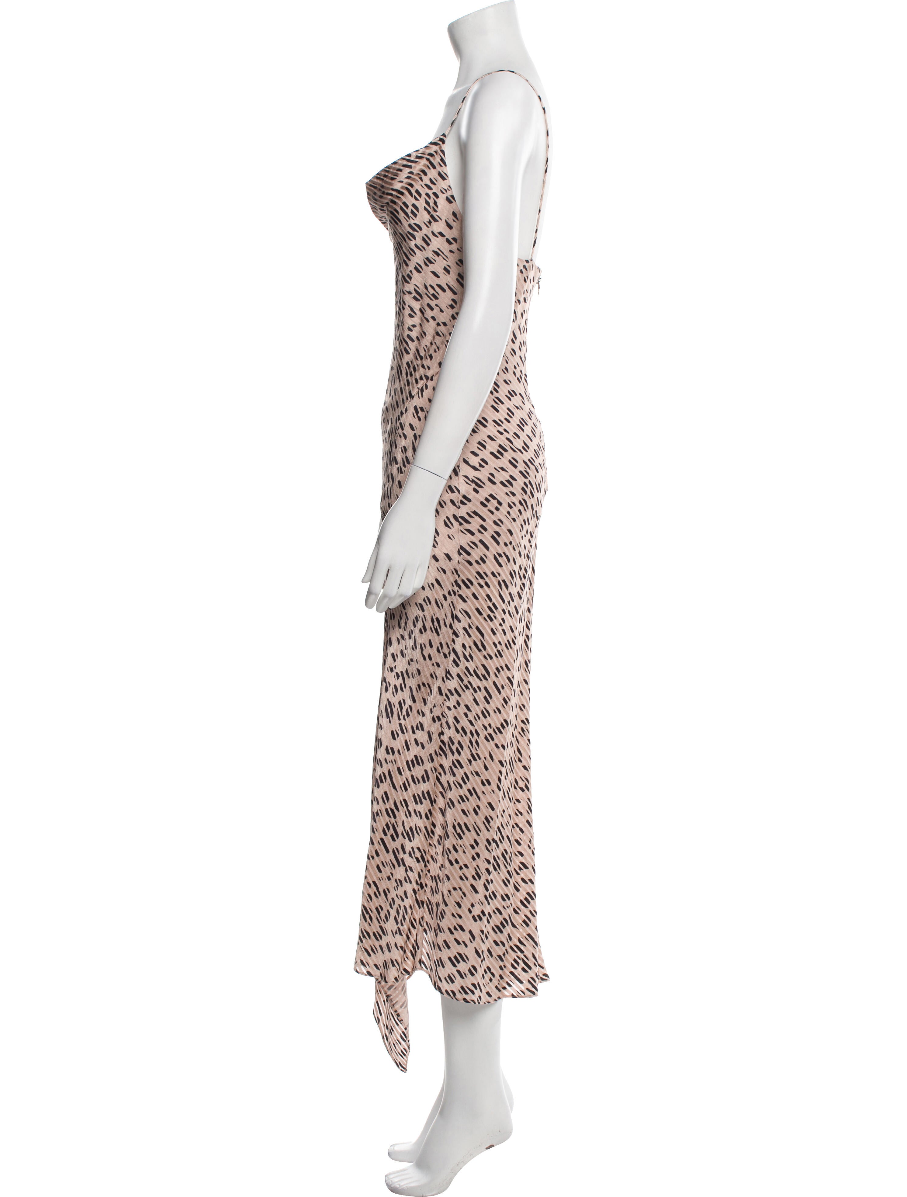 Alice + Olivia Animal Print Long Dress