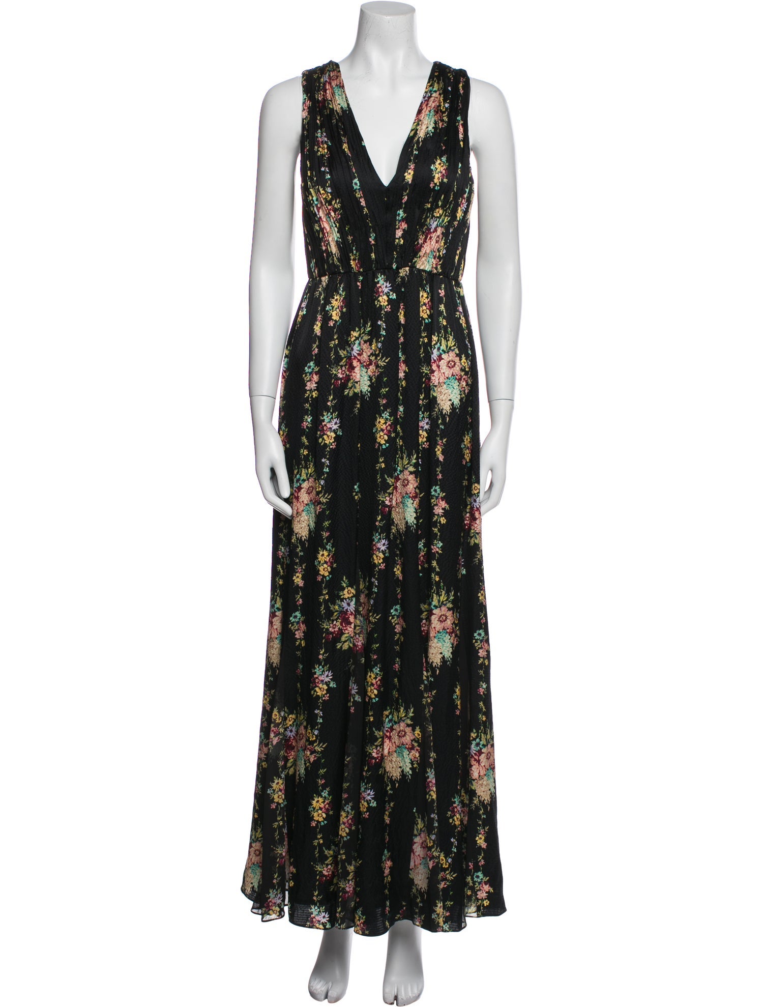 Alice + Olivia Silk Long Dress