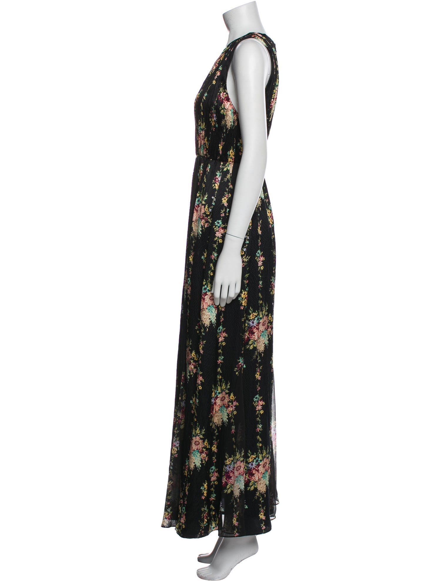 Alice + Olivia Silk Long Dress