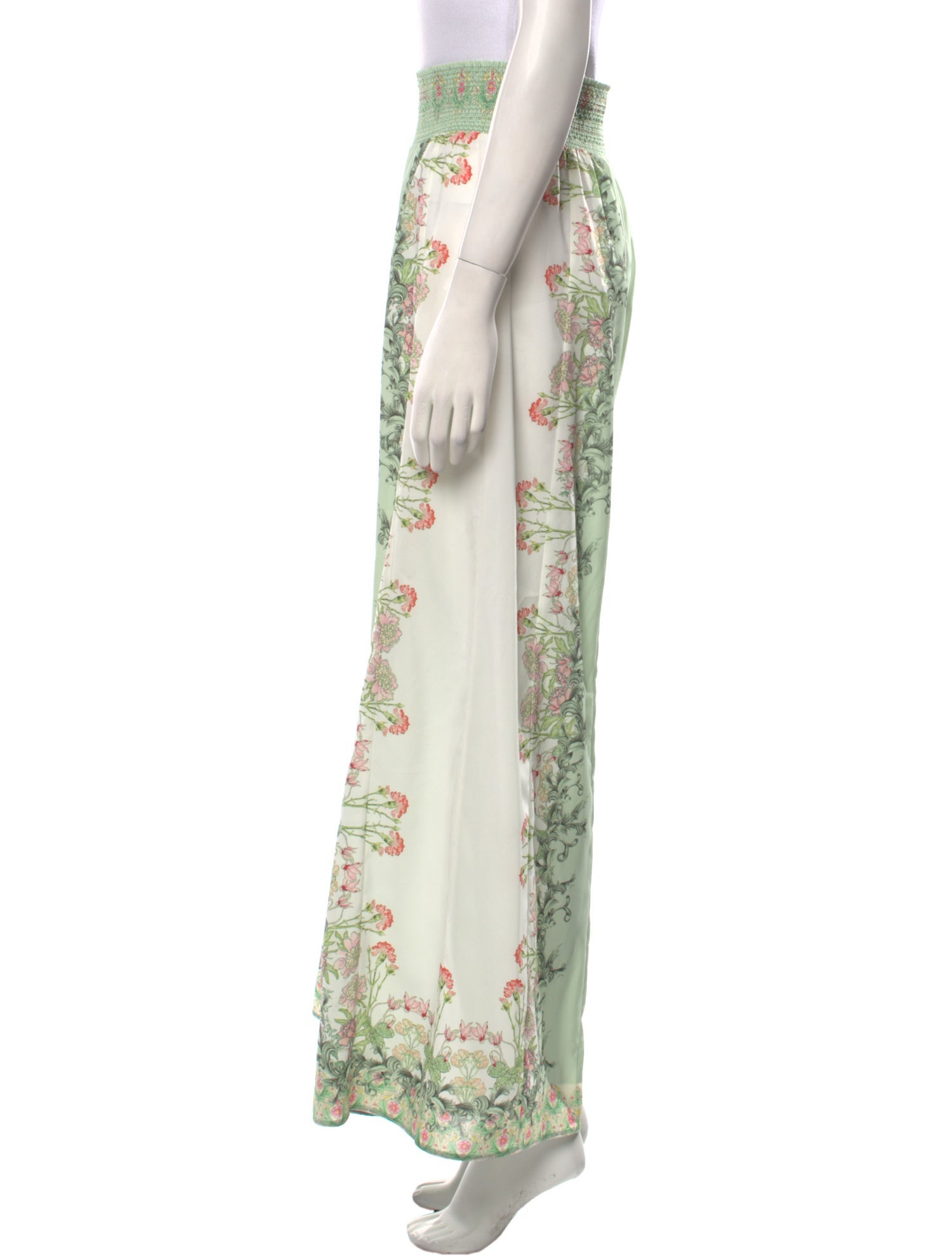 Alice + Olivia Printed Wide Leg Pants