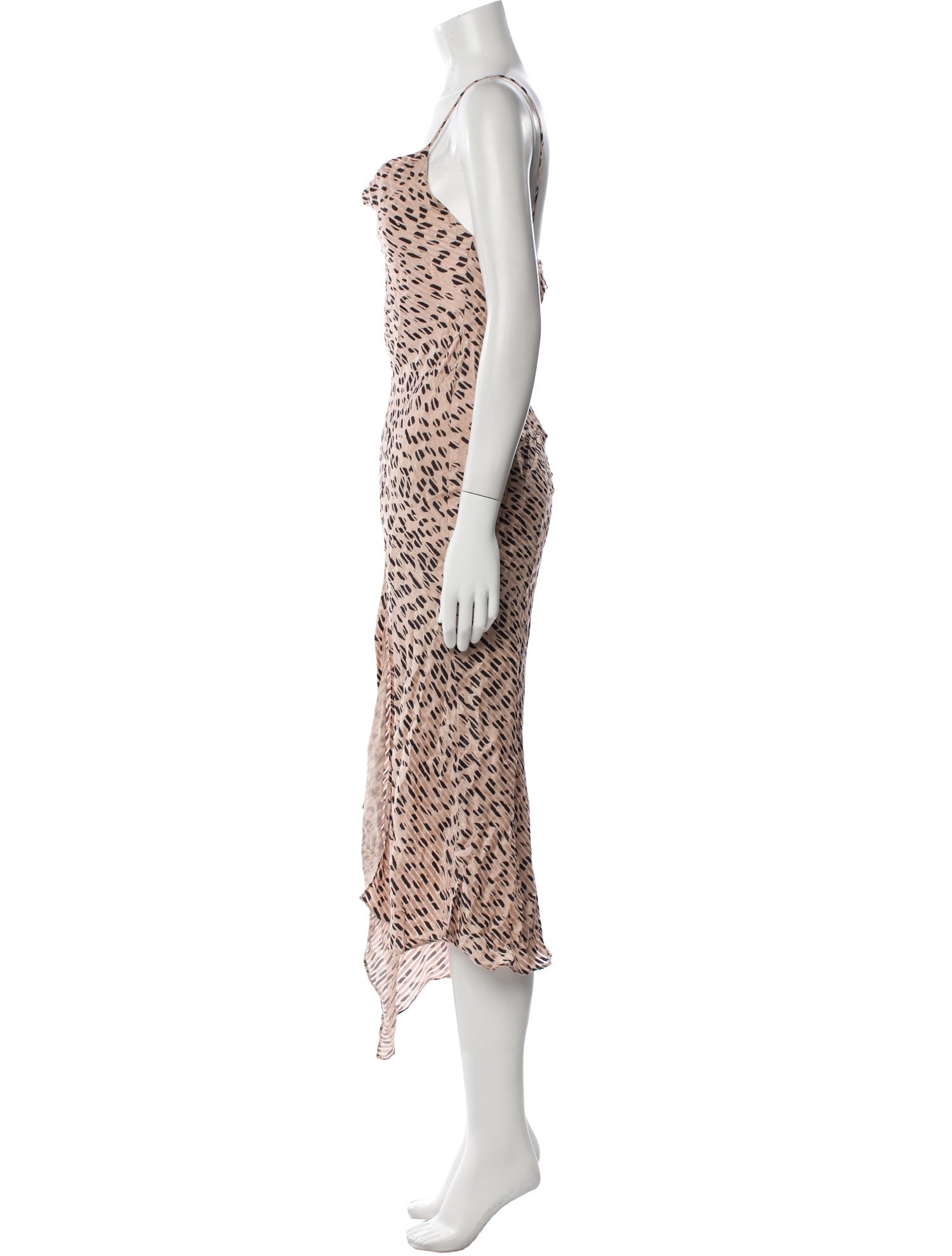 Alice + Olivia Animal Print Long Dress