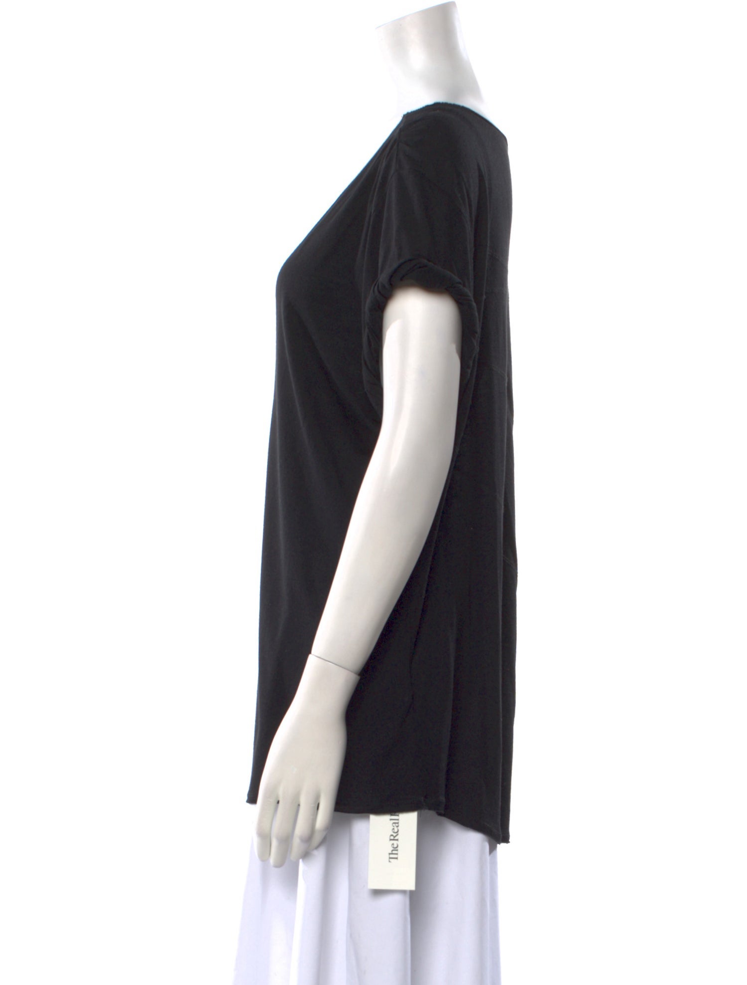 Alice + Olivia Scoop Neck Short Sleeve T-Shirt