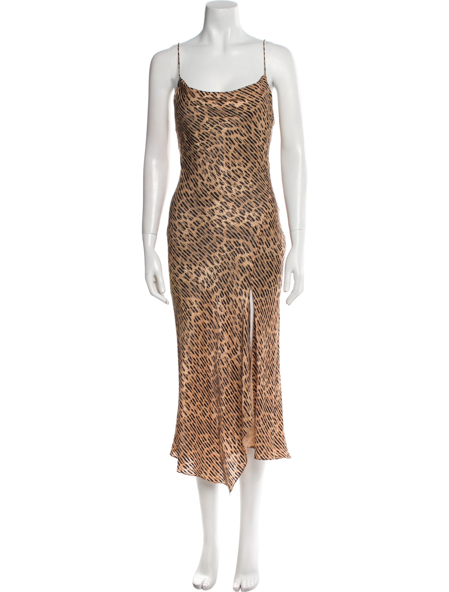 Alice + Olivia Animal Print Long Dress