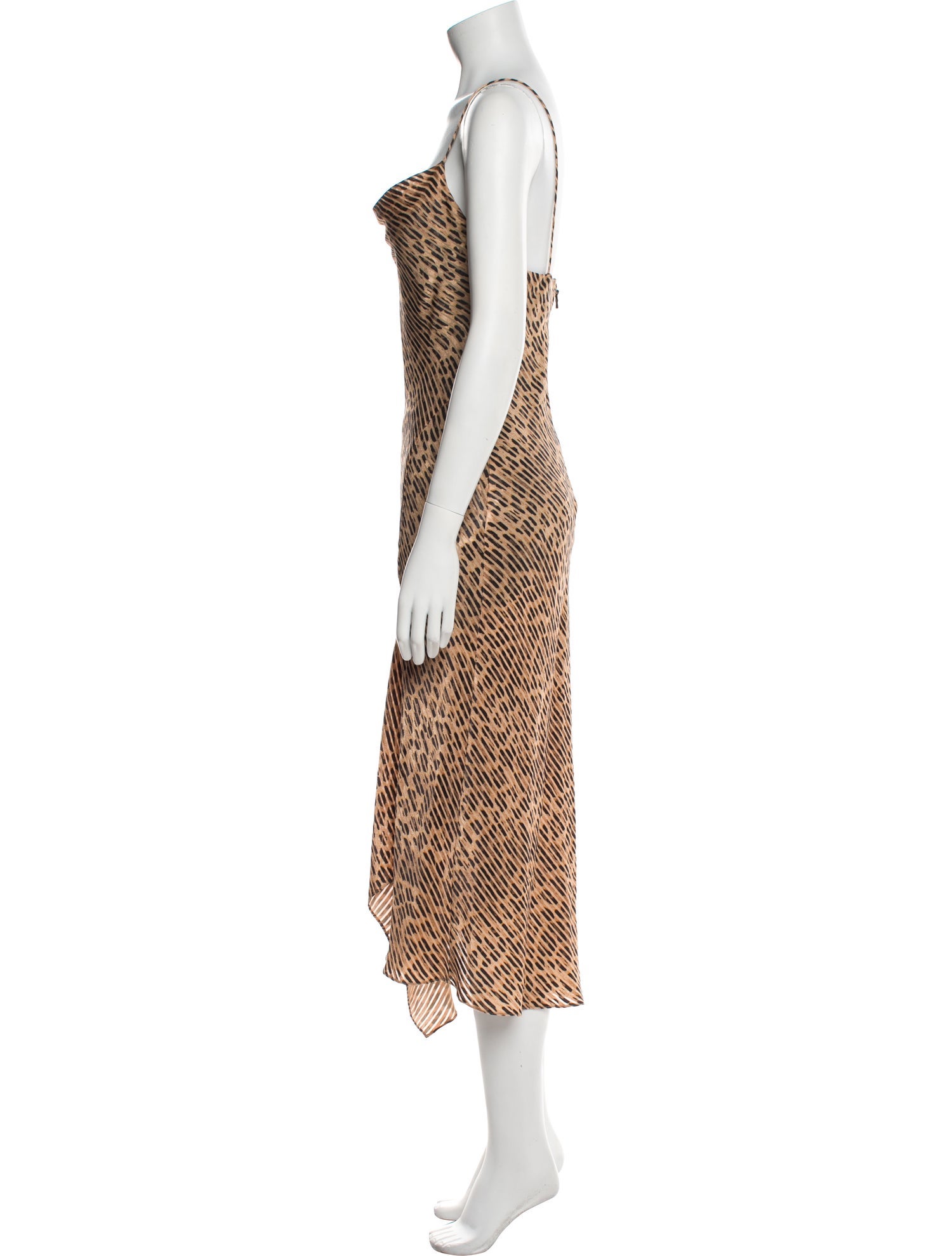 Alice + Olivia Animal Print Long Dress