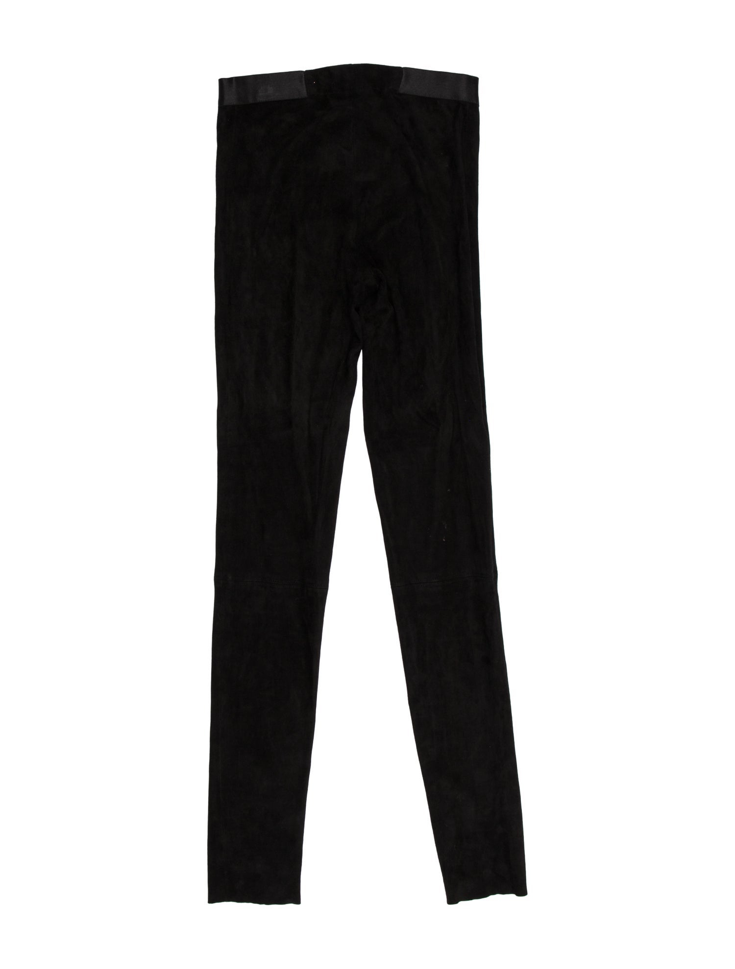 Alice + Olivia Lambskin Skinny Leg Pants