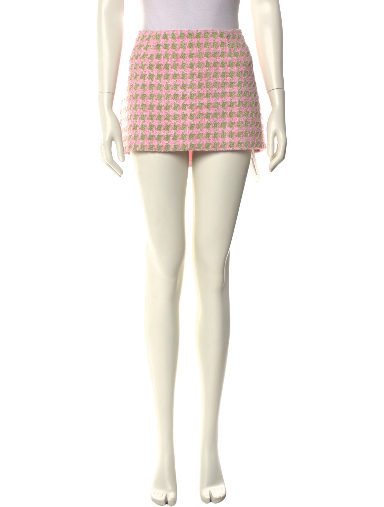 Danielle Guizio Tweed Pattern Mini Skirt w/ Tags