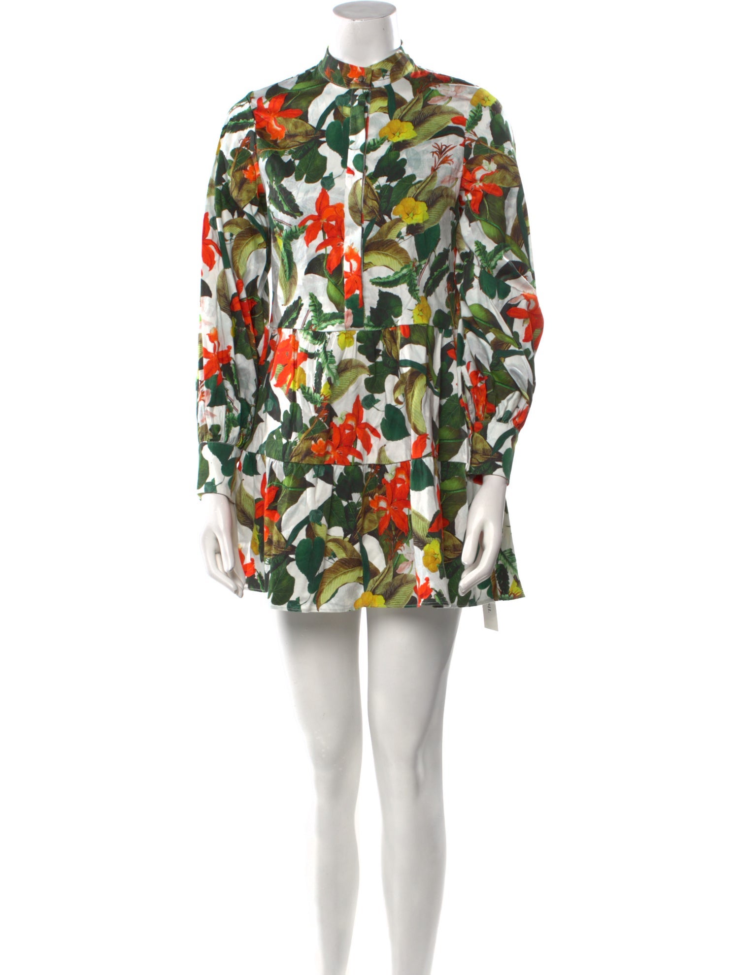 Alice + Olivia Floral Print Mini Dress