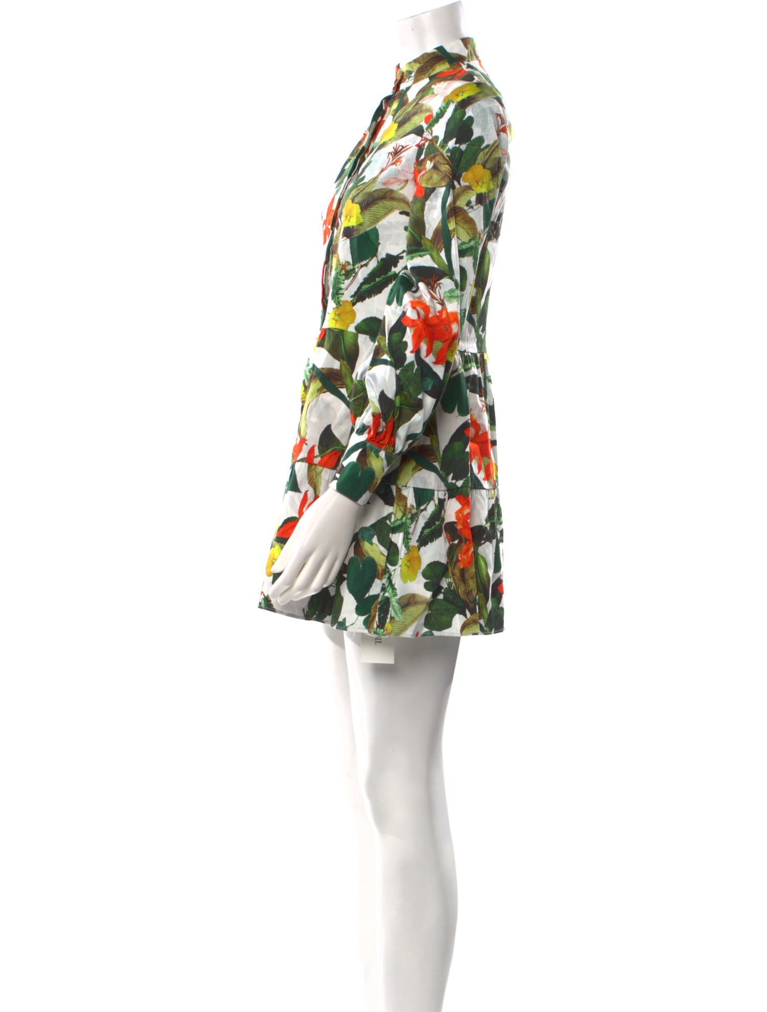 Alice + Olivia Floral Print Mini Dress