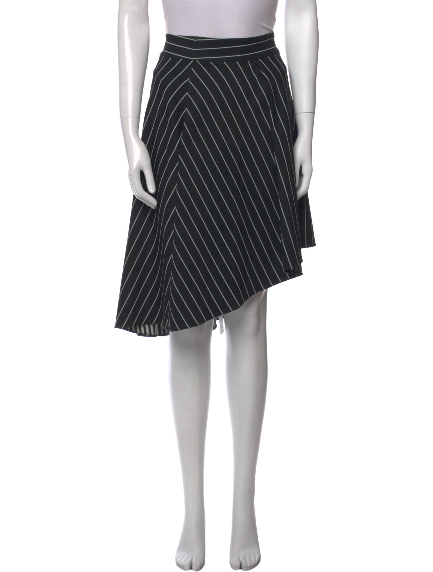 Alice + Olivia Striped Knee-Length Skirt