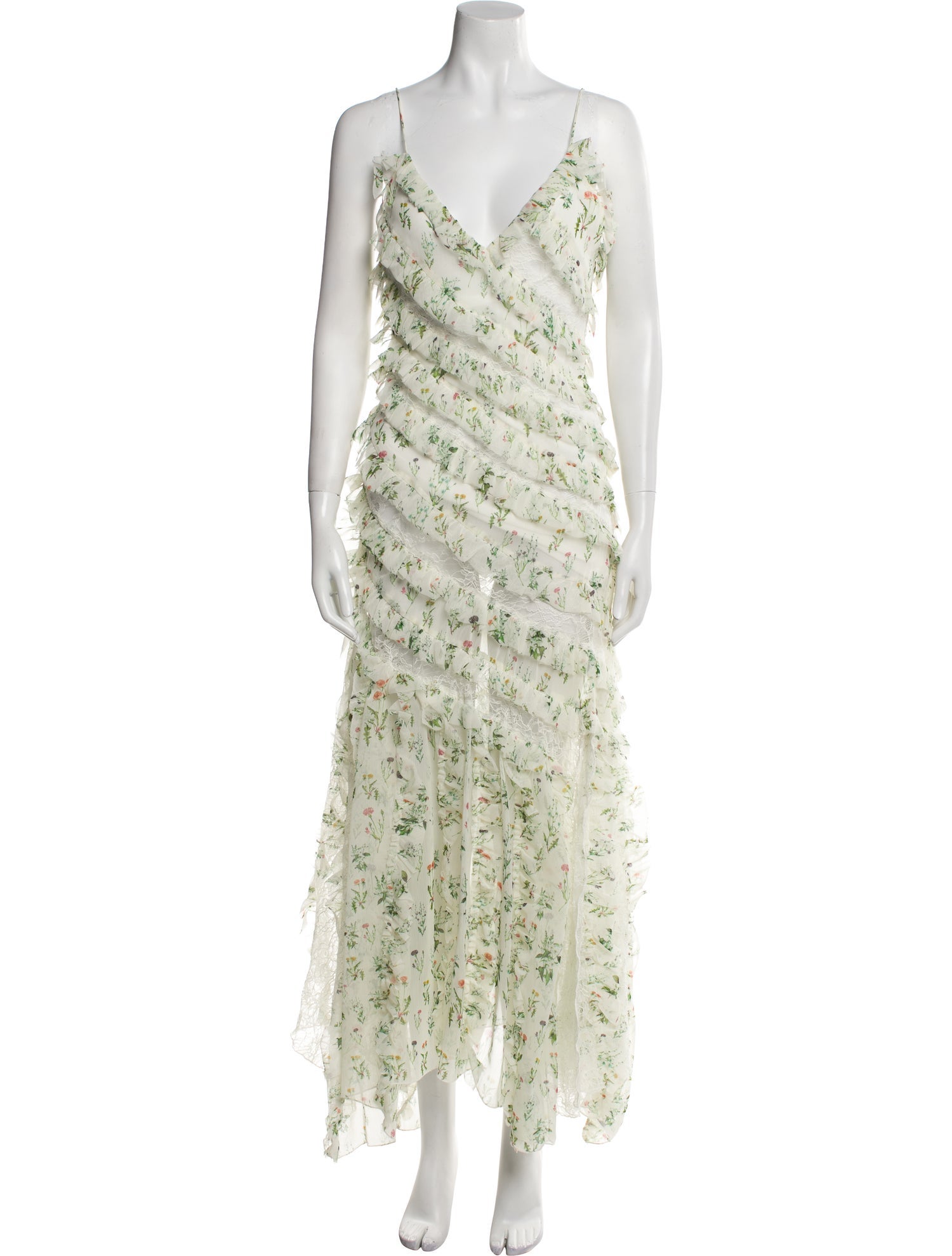 Alice + Olivia Floral Print Long Dress