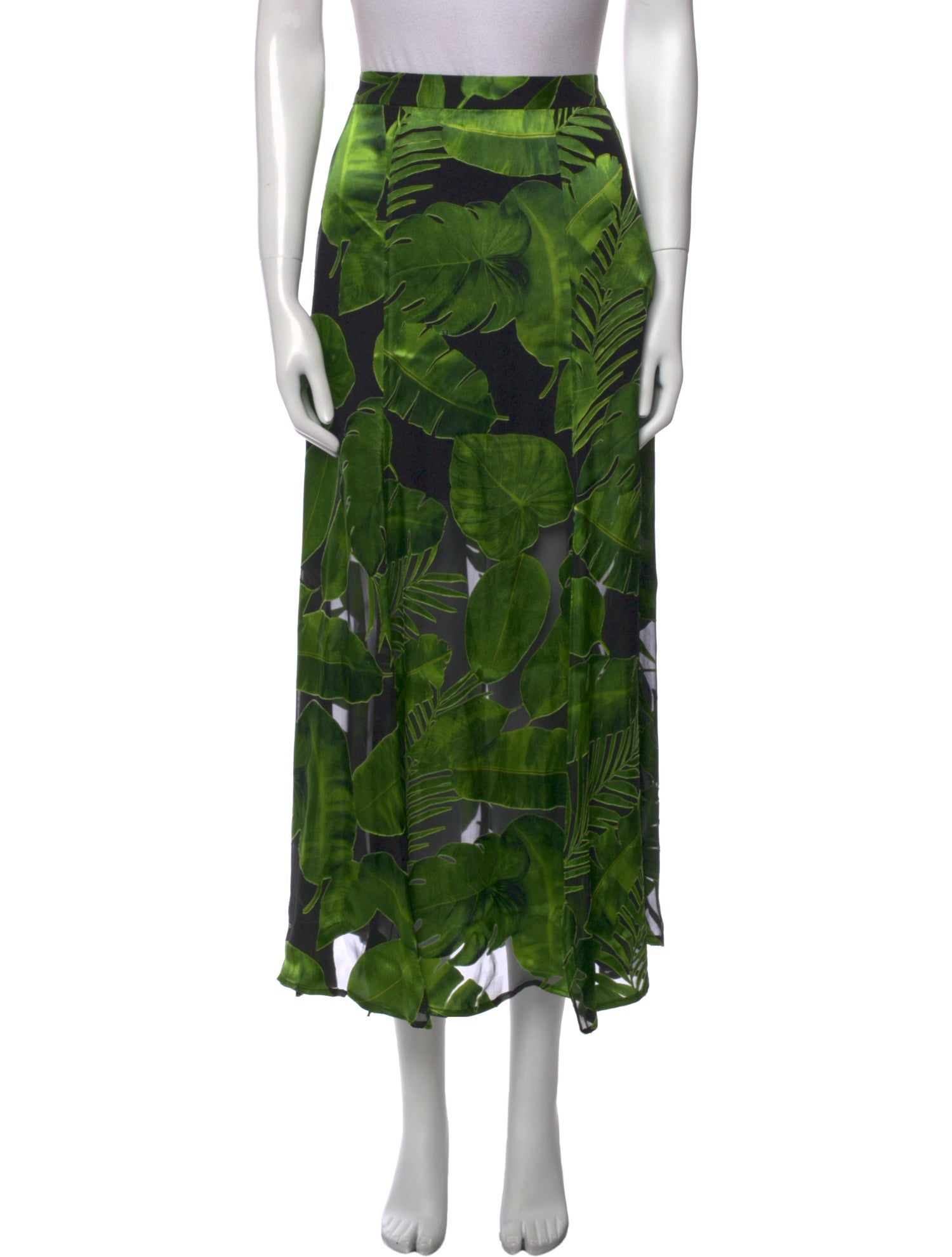 Alice + Olivia Printed Midi Length Skirt