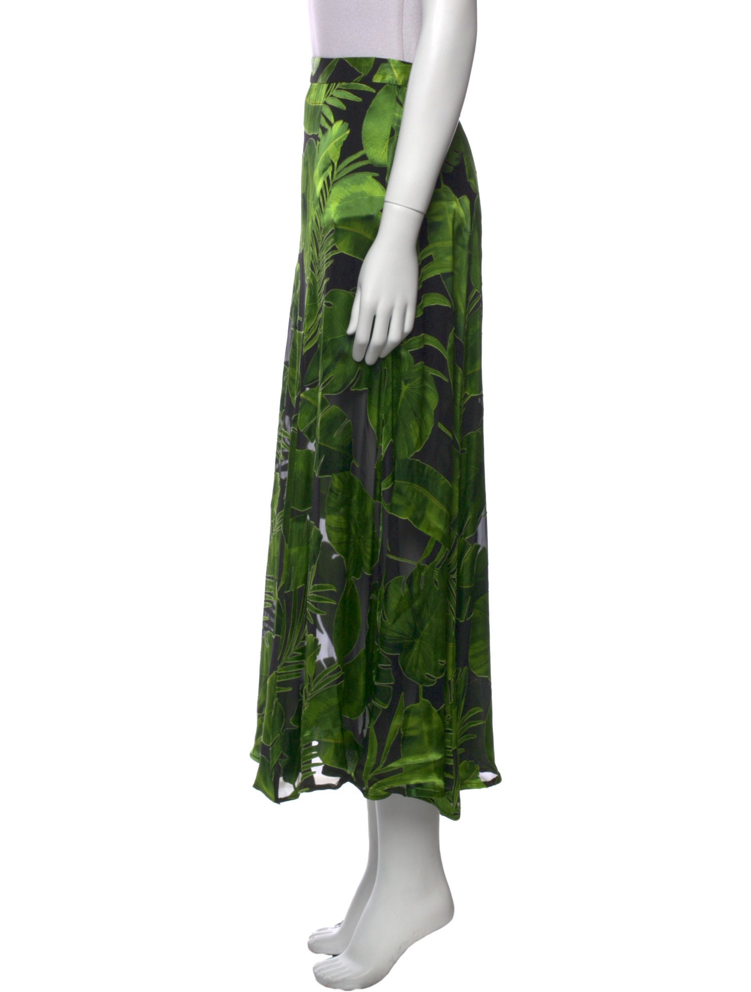 Alice + Olivia Printed Midi Length Skirt