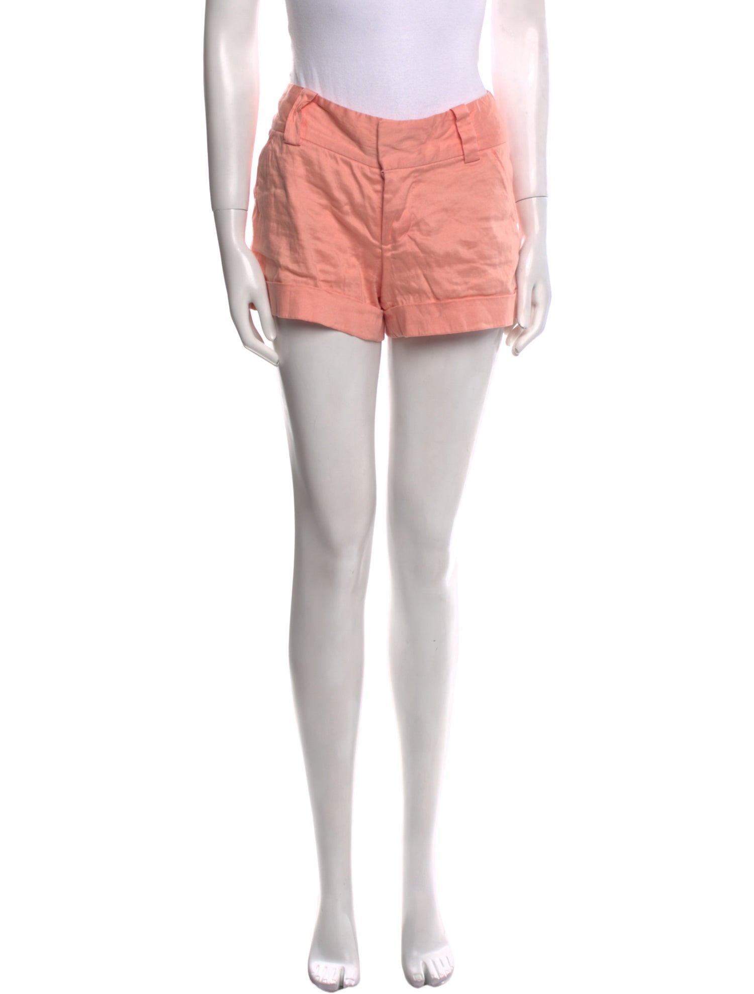 Alice + Olivia Linen Mini Shorts