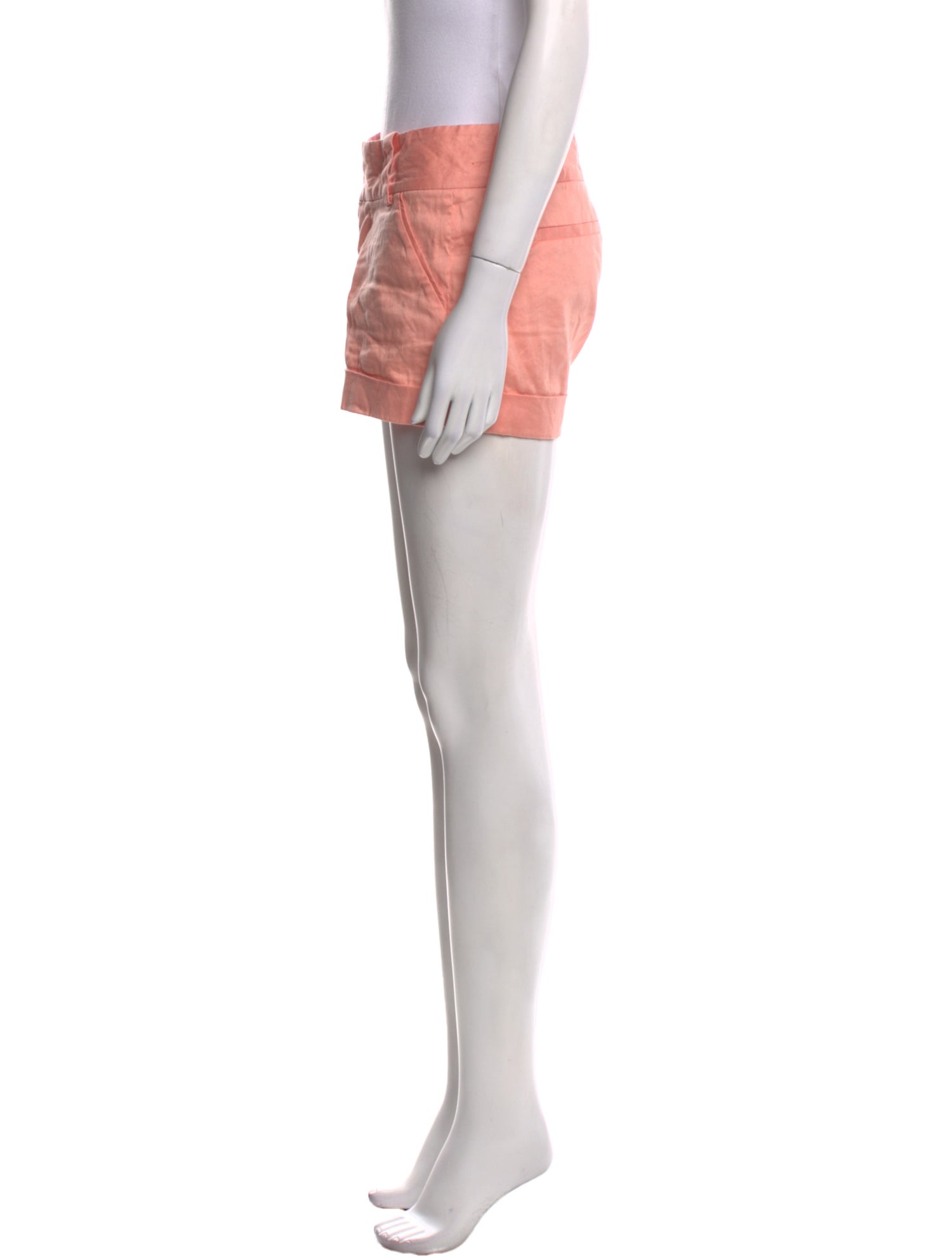 Alice + Olivia Linen Mini Shorts