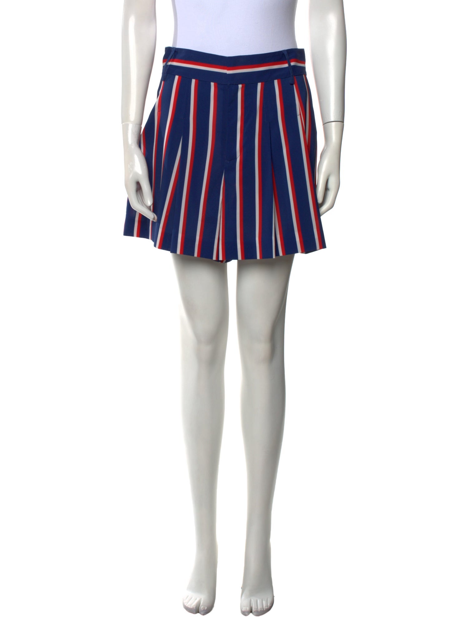 Alice + Olivia Striped Mini Shorts