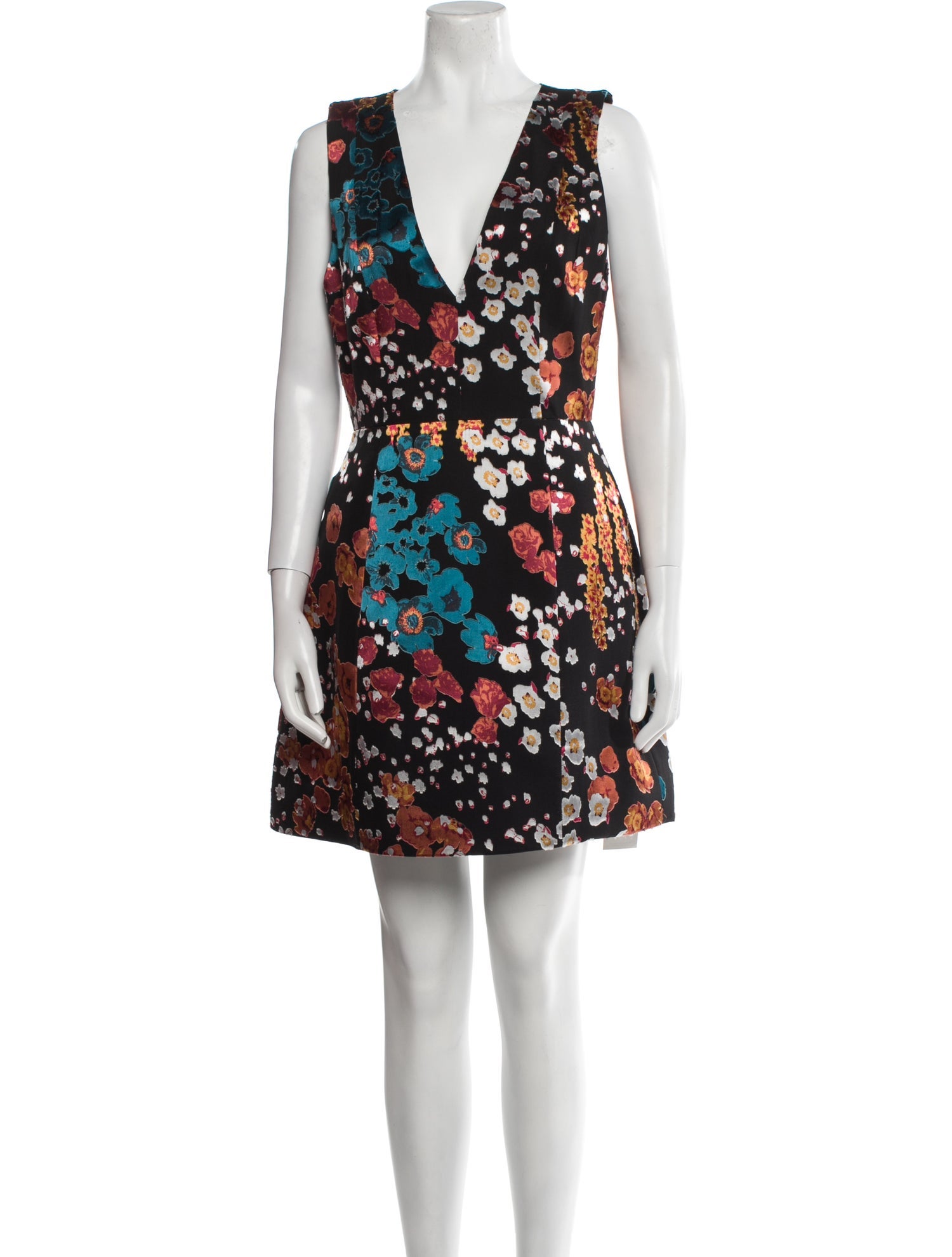 Alice + Olivia Floral Print Mini Dress
