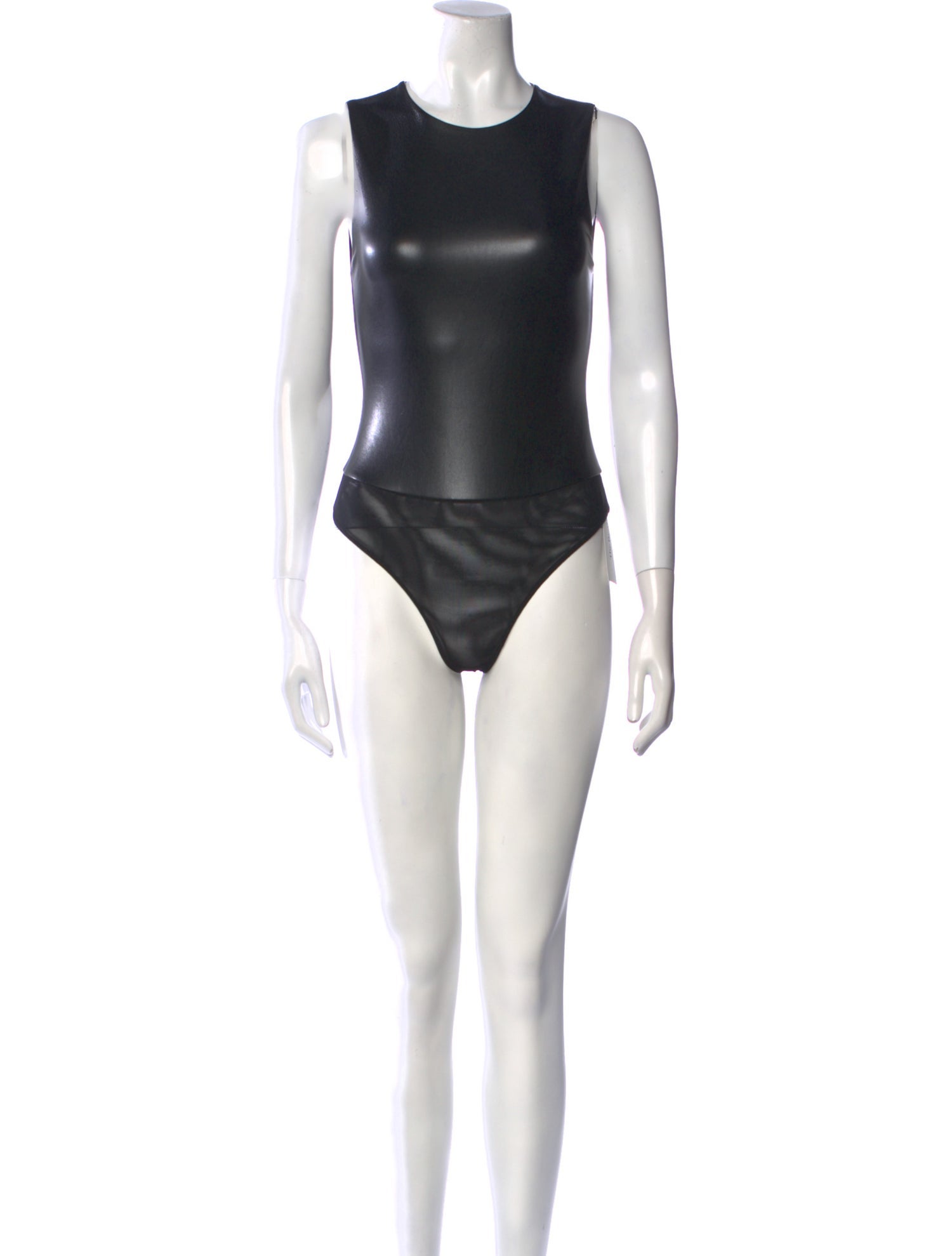 Alice + Olivia Crew Neck Sleeveless Bodysuit