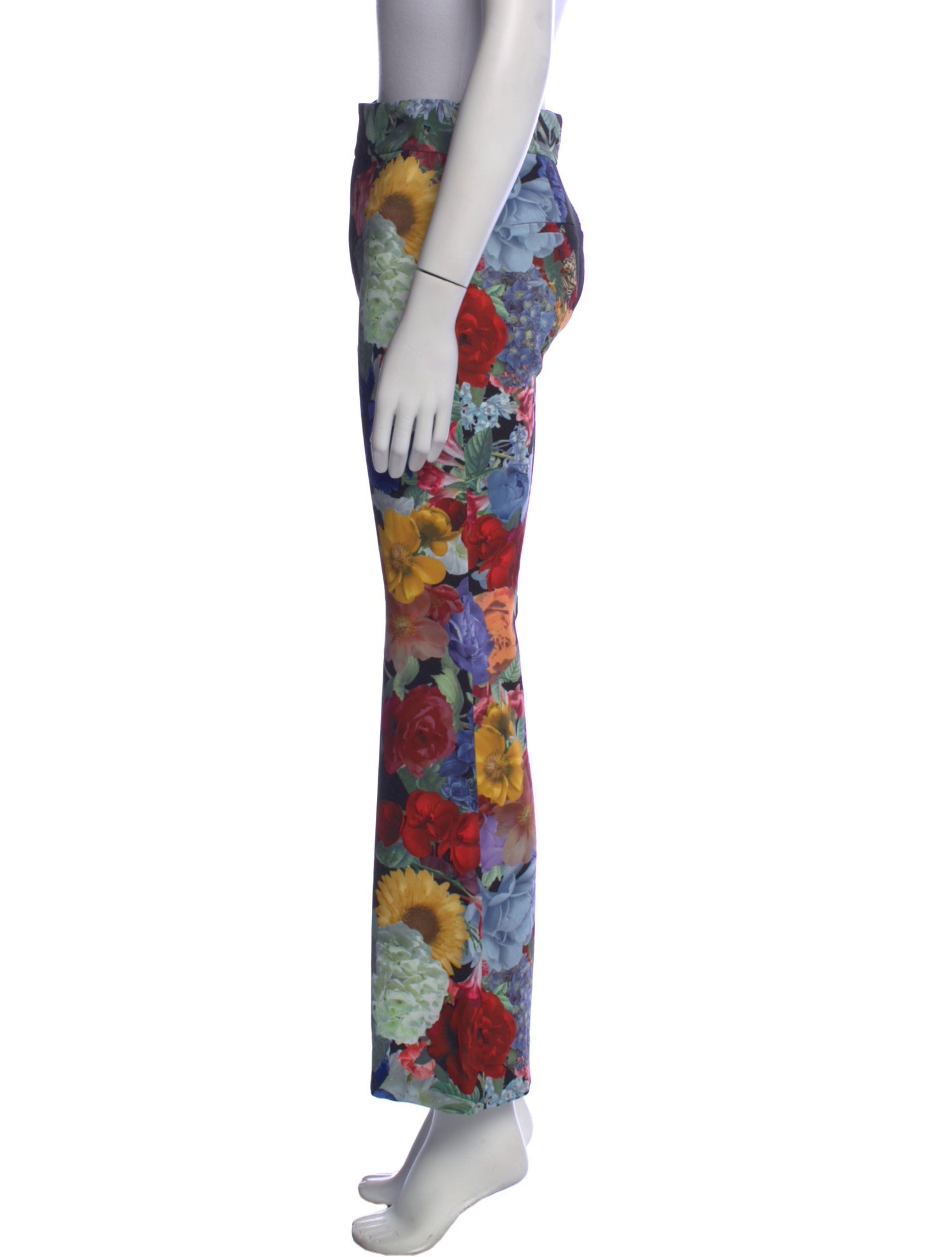 Alice + Olivia Floral Print Wide Leg Pants